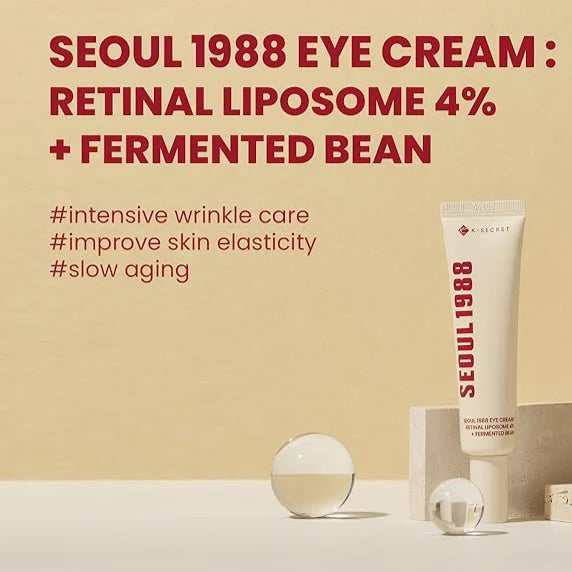 K-Secret Seoul 1988 Eye Cream Retinal Liposome 4% + Fermented Bean