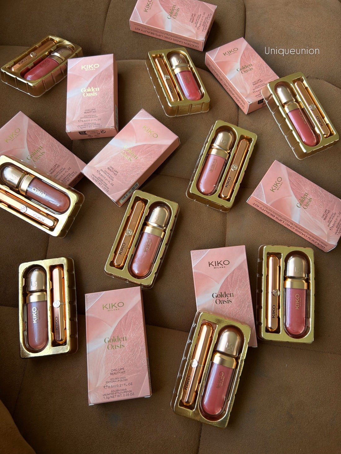 KIKO MILANO GOLDEN OASIS chic lips beauty kit