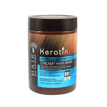 Moisturizing & Smooth Keratin Creamy Hair Mask (1000ML)