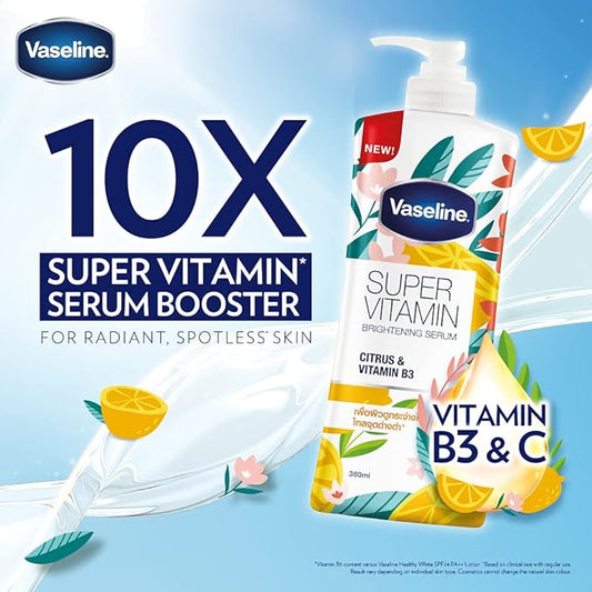 Vaseline Super Vitamin Citrus and Vitamin B3 Serum 360ml.