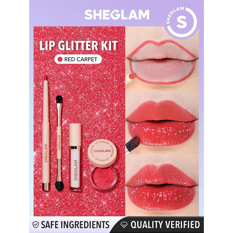 Sheglam Lip Dazzler Glitter KiT 4 IN 1