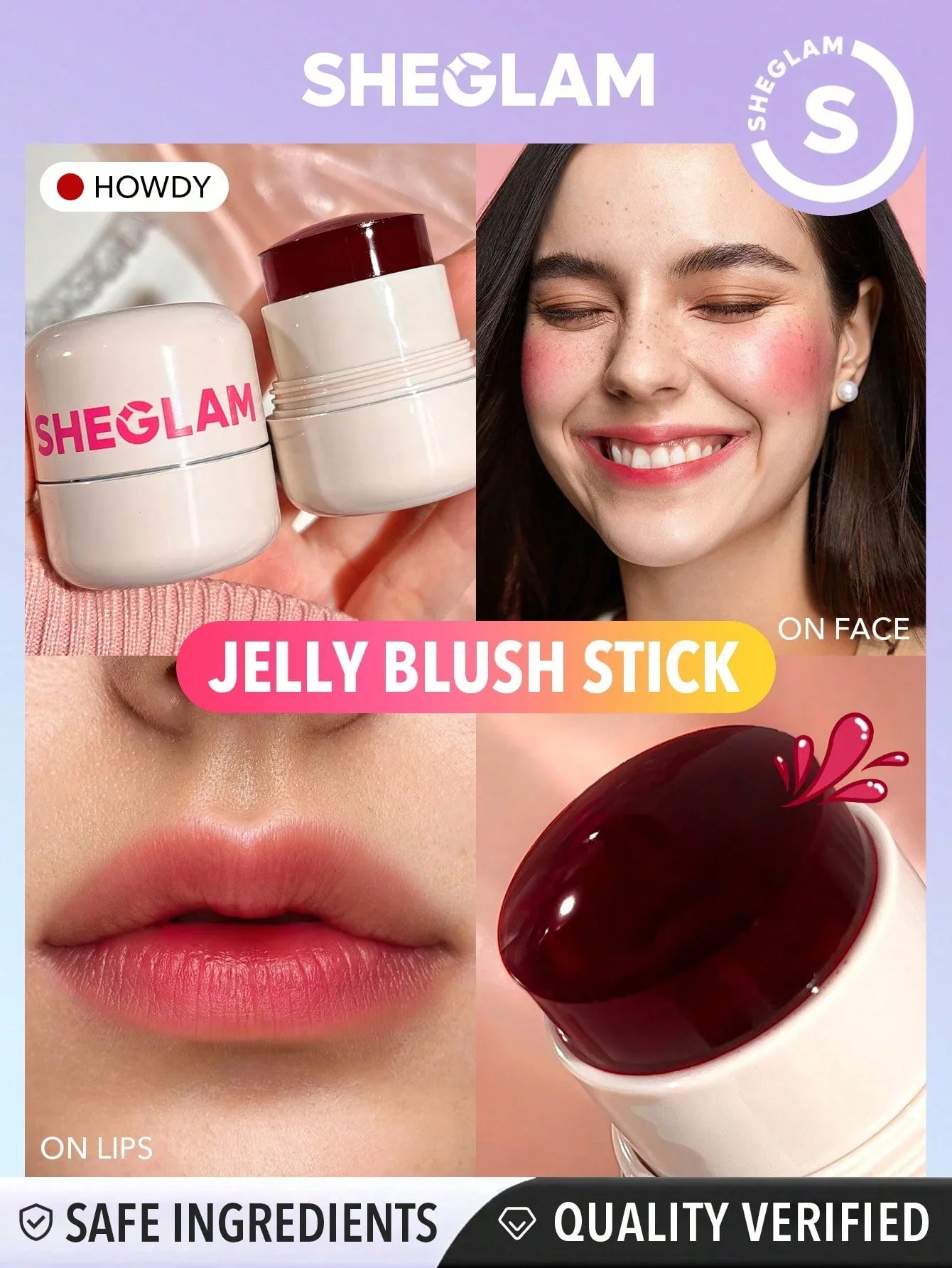 SHEGLAM Jelly-Licious Hydrating Lip & Blush Tint