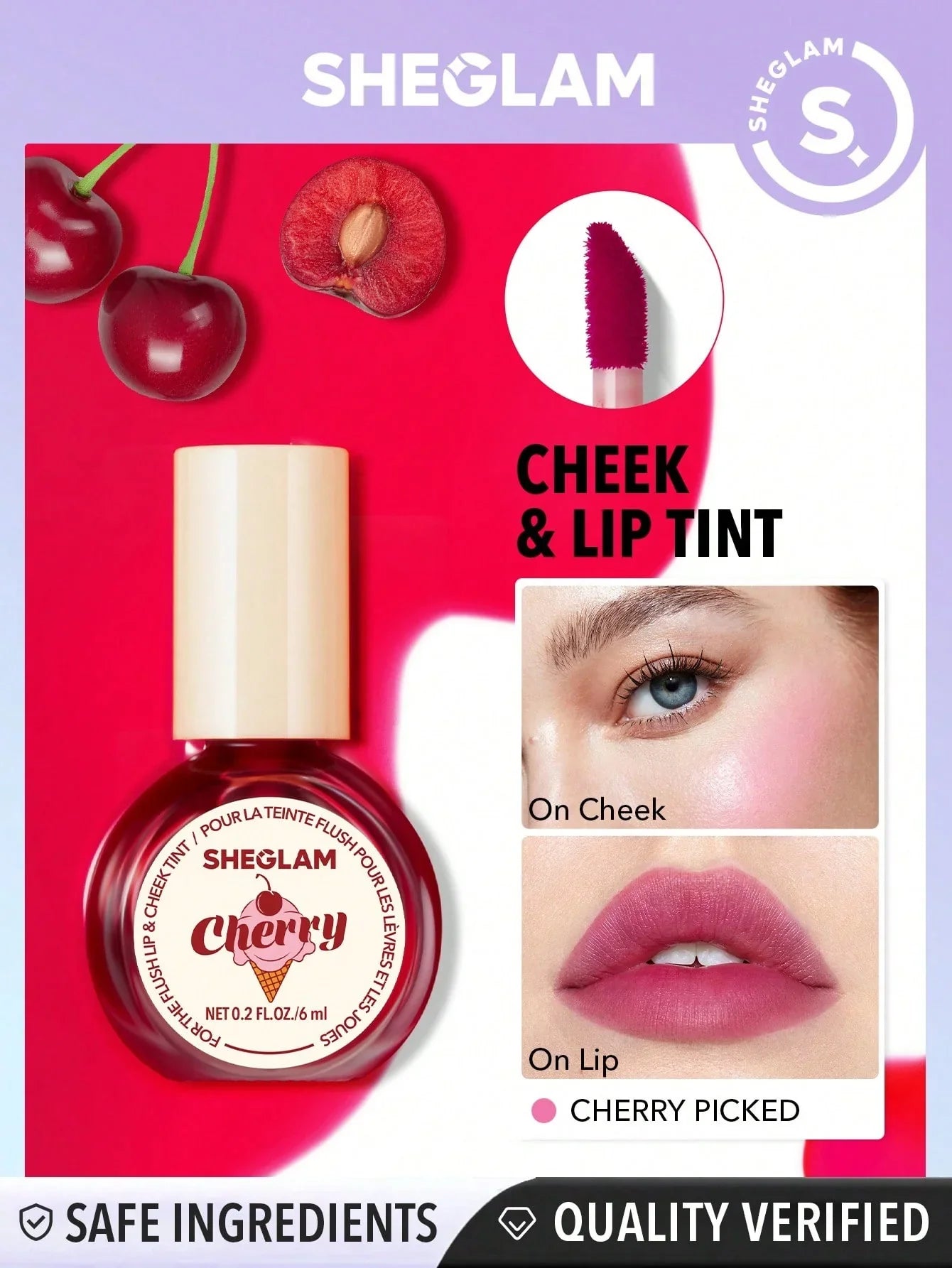 SHEGLAM FOR THE FLUSH LIP & CHEEK TINT