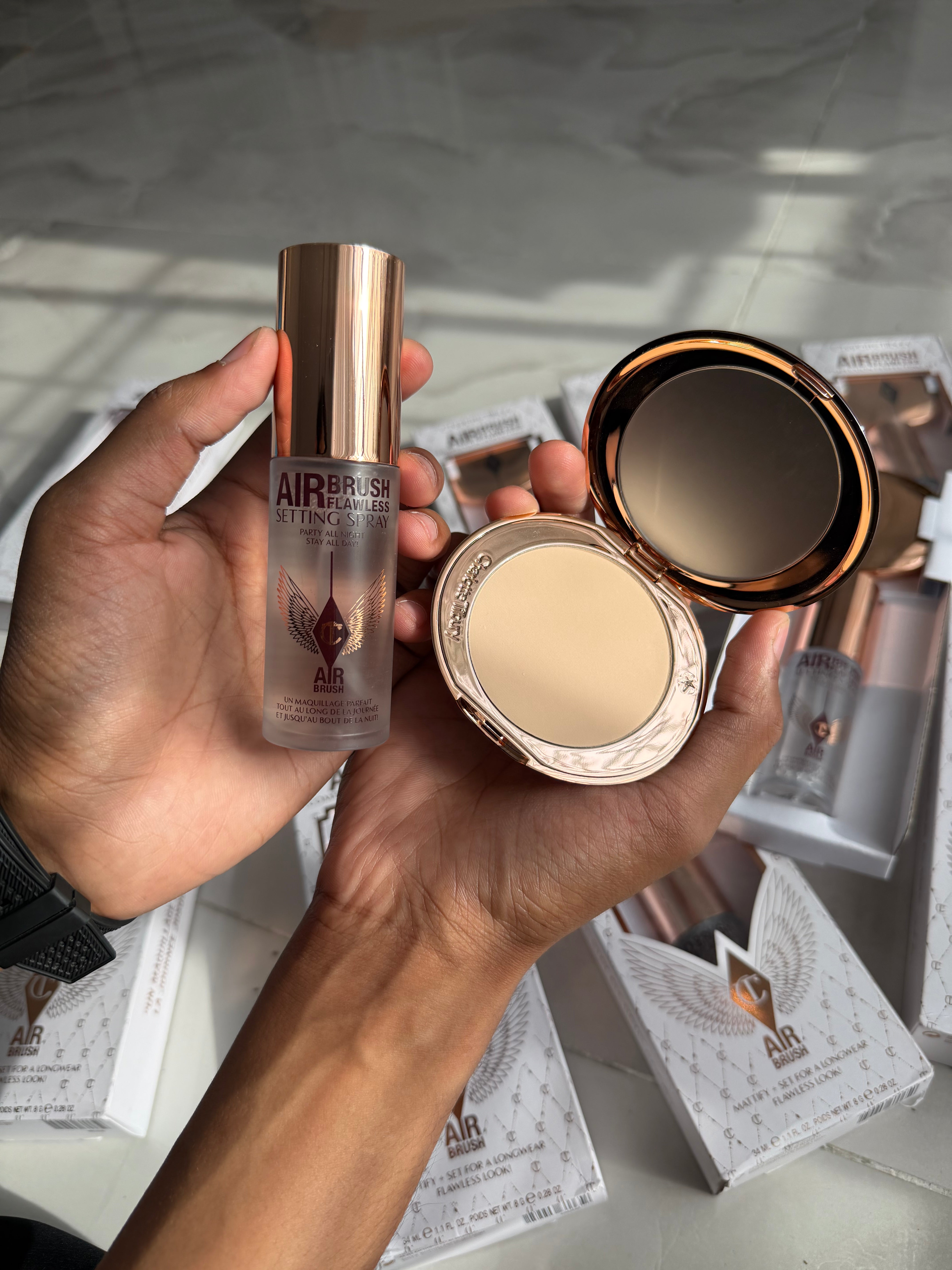 CHARLOTTE TILBURY Airbrush Brightening Flawless Finish Gift Set