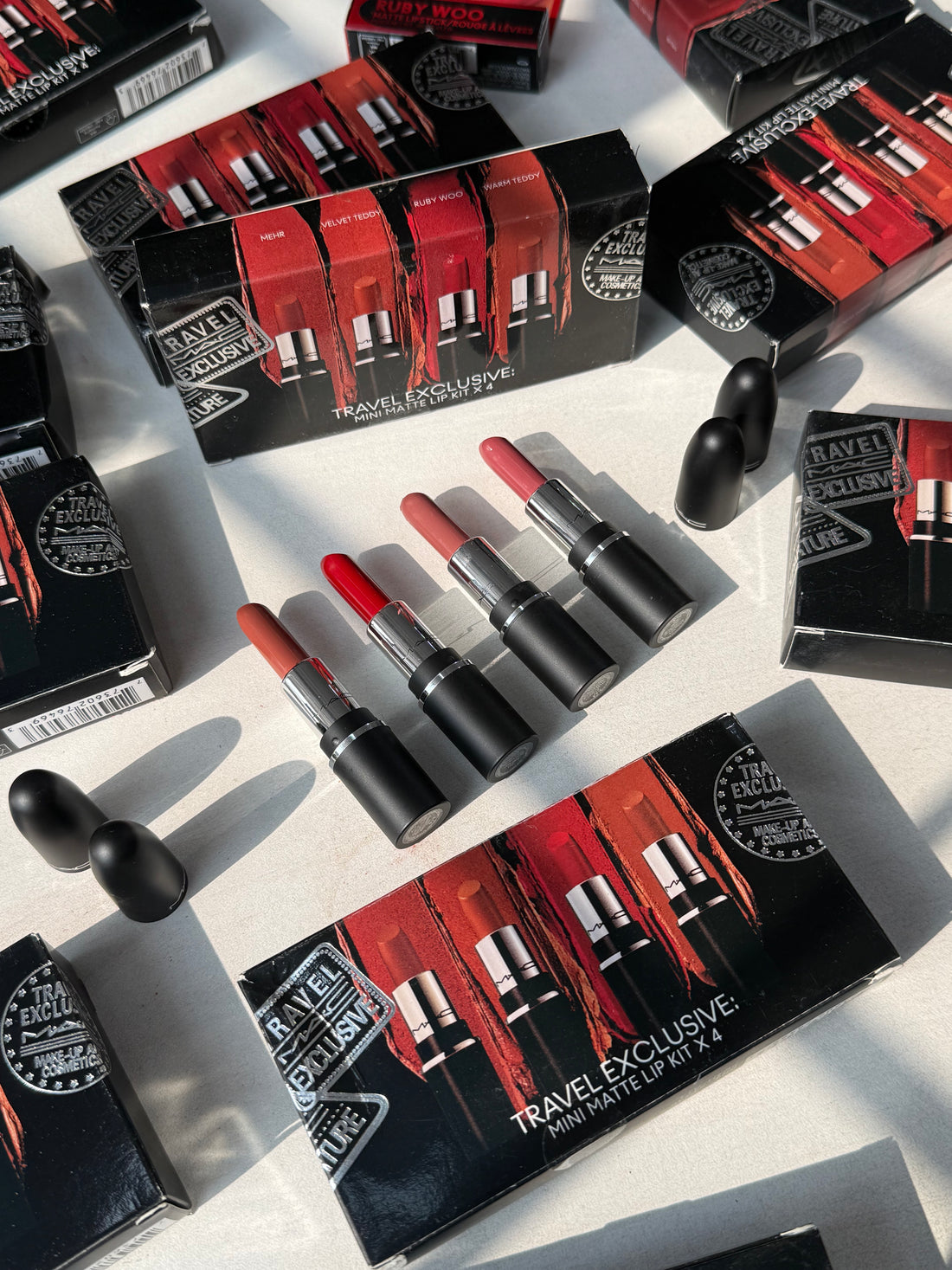 MAC travel exclusive mini matte lipsticks x4