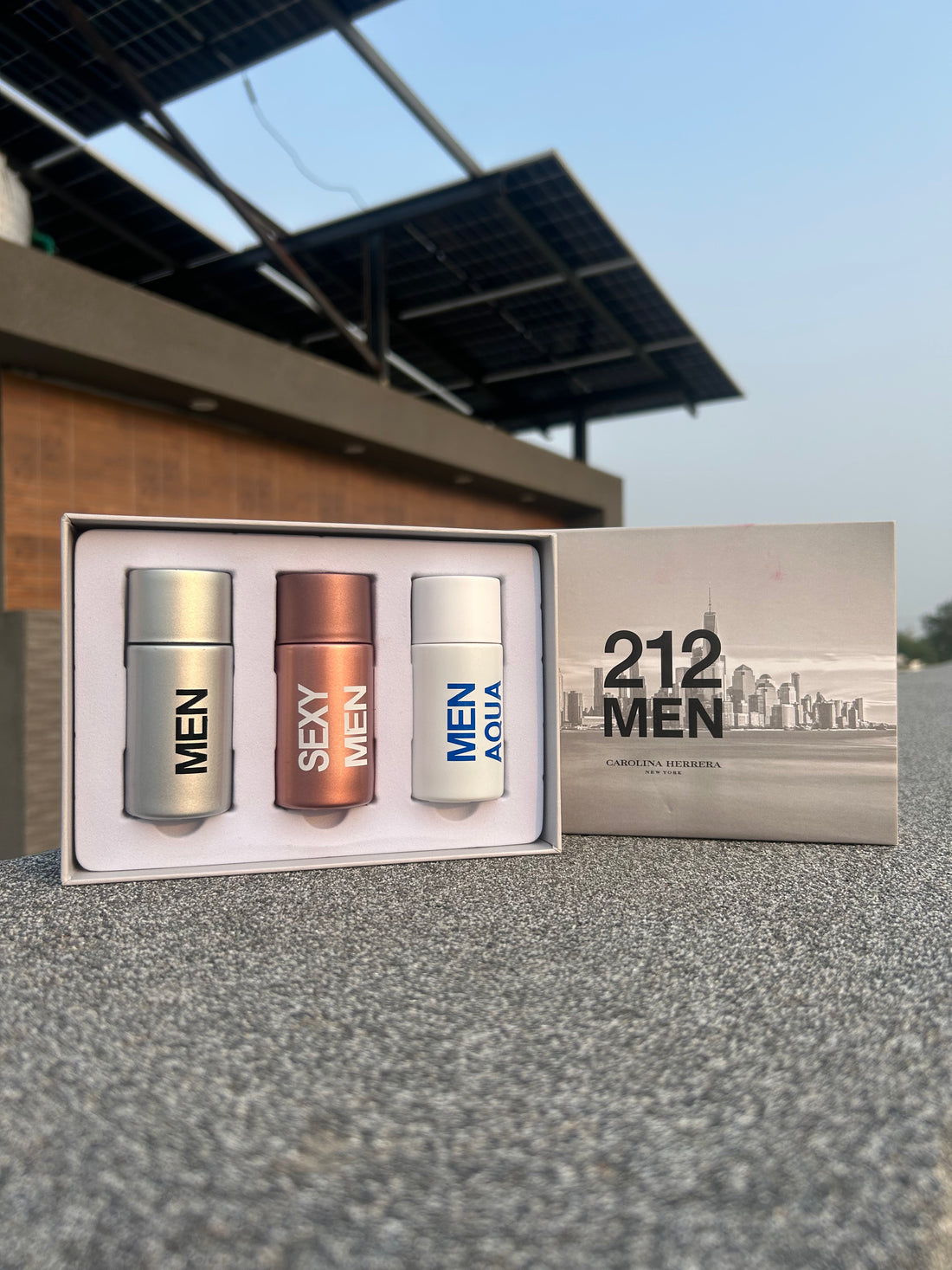 212 MEN CAROLINA HERRARA NEW YORK MINI PARFUM SET 3X1