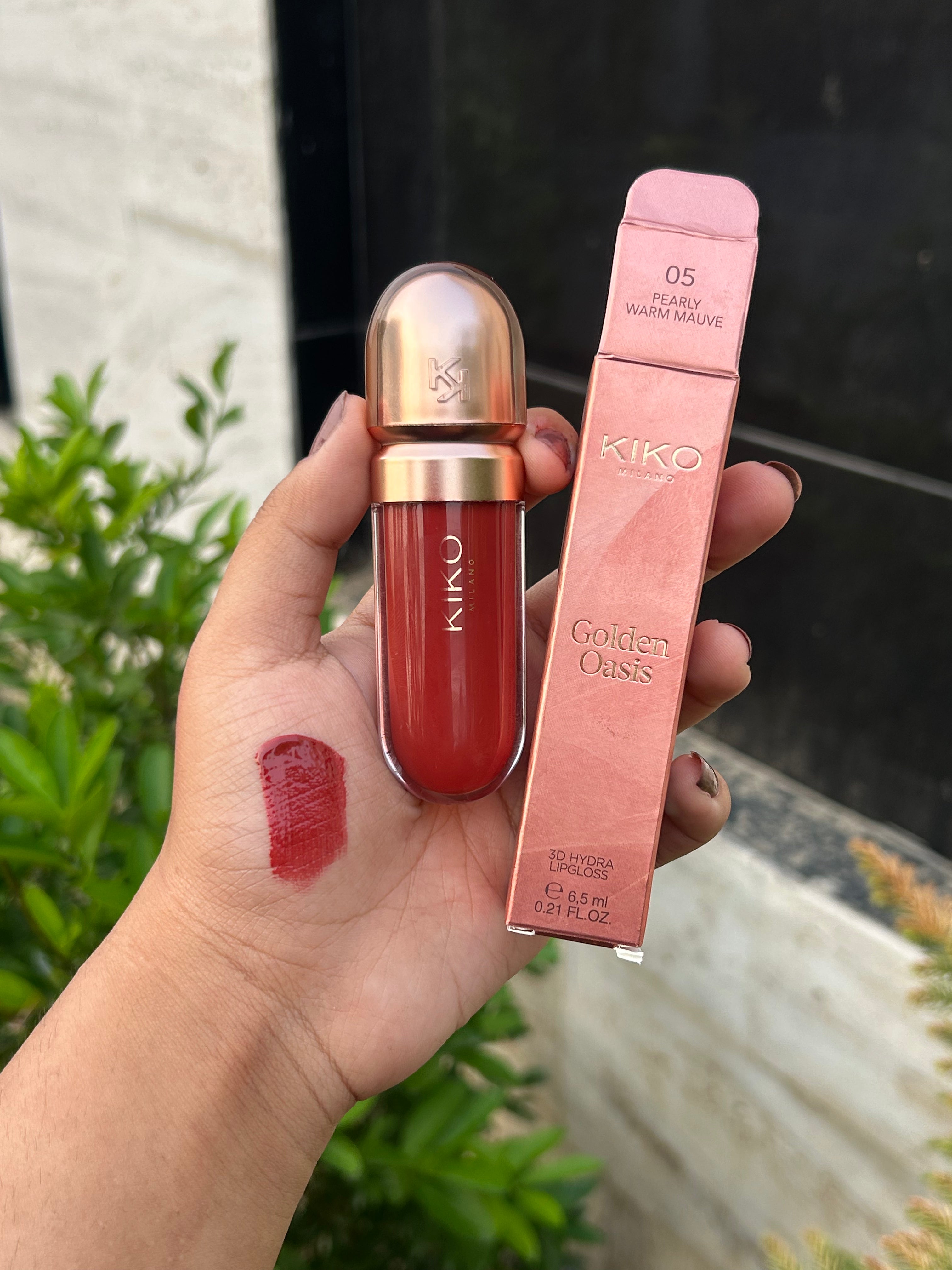 Kiko Milano Golden Oasis 3d hydra lipgloss