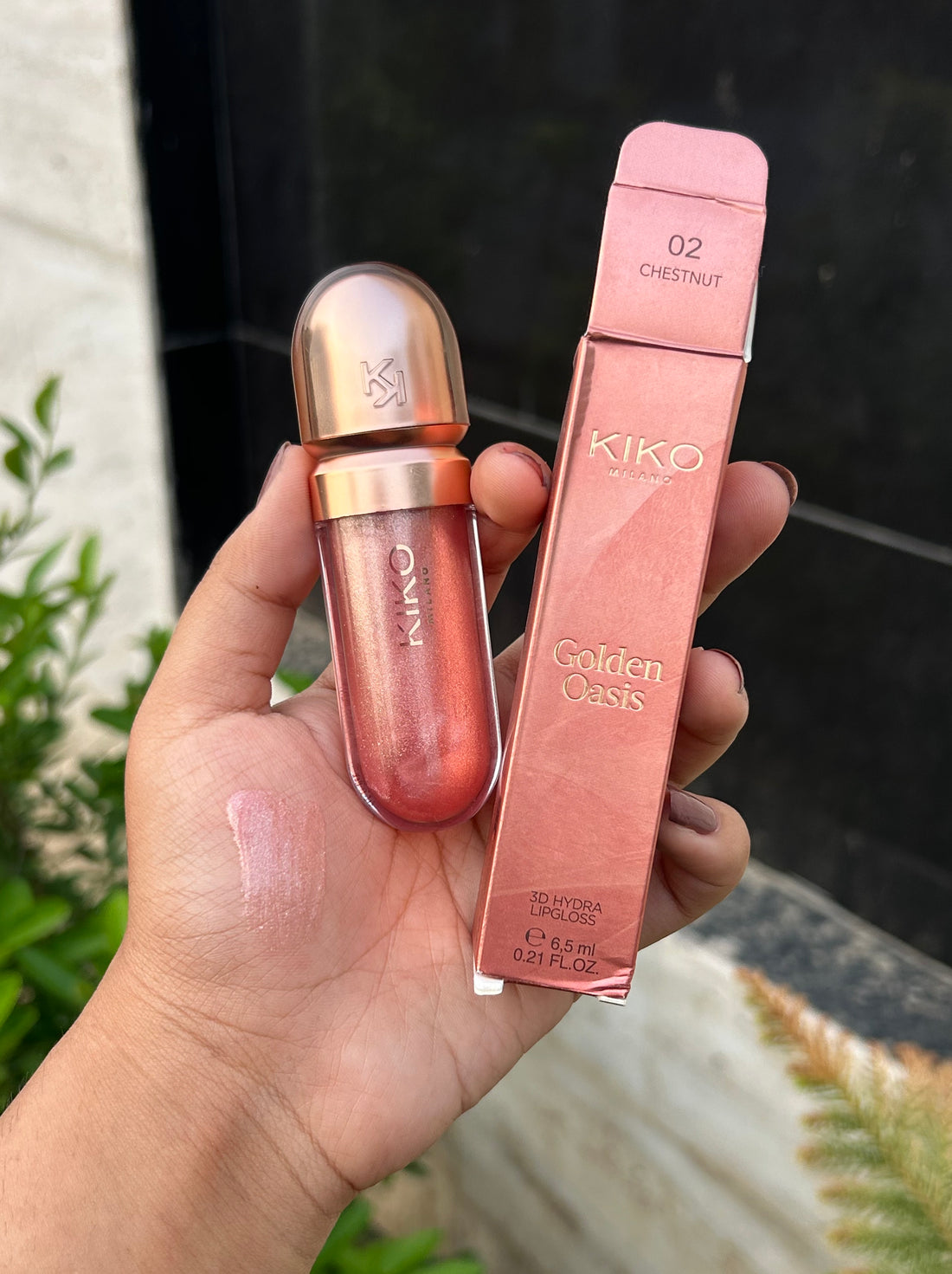 Kiko Milano Golden Oasis 3d hydra lipgloss