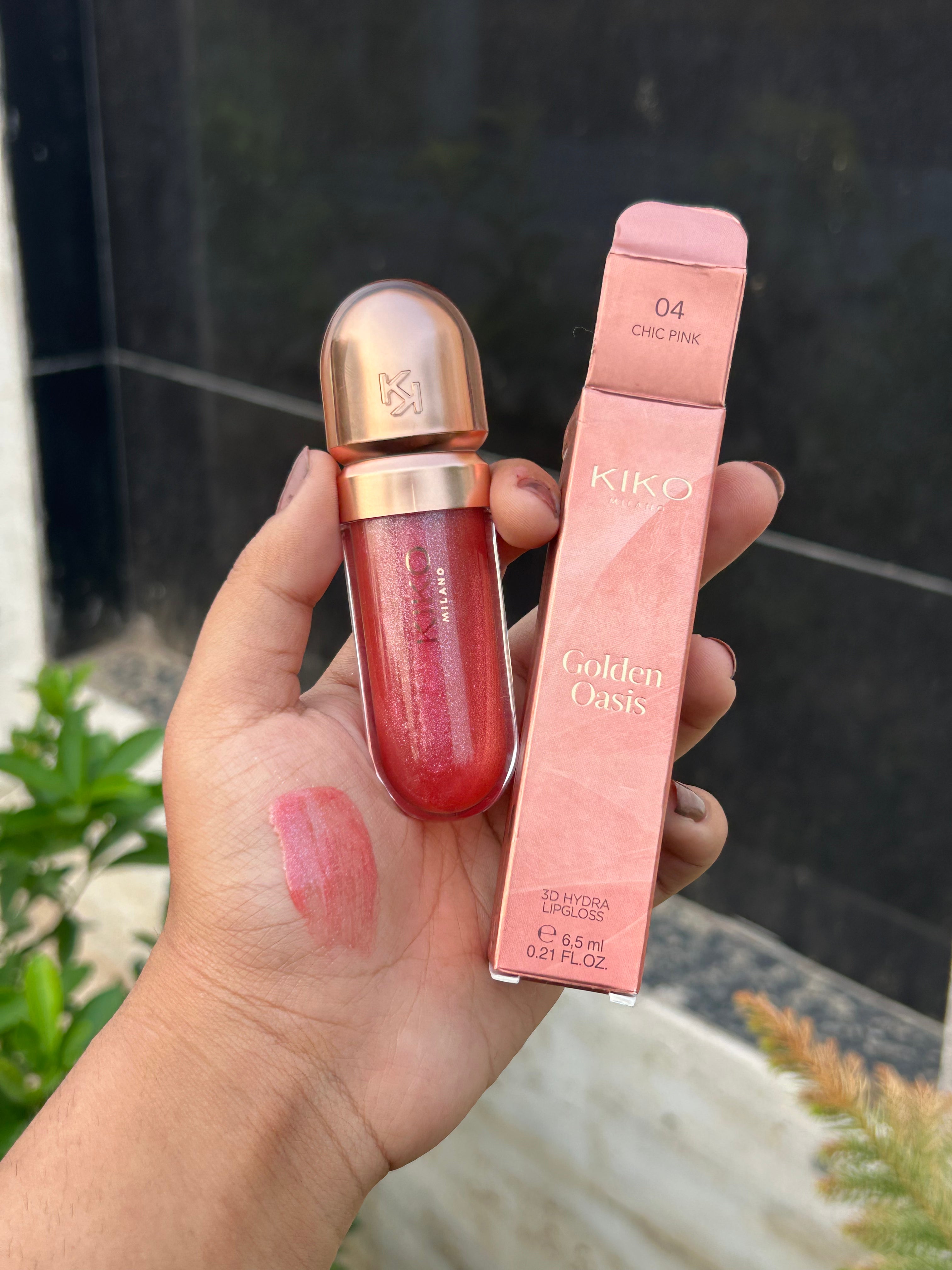 Kiko Milano Golden Oasis 3d hydra lipgloss