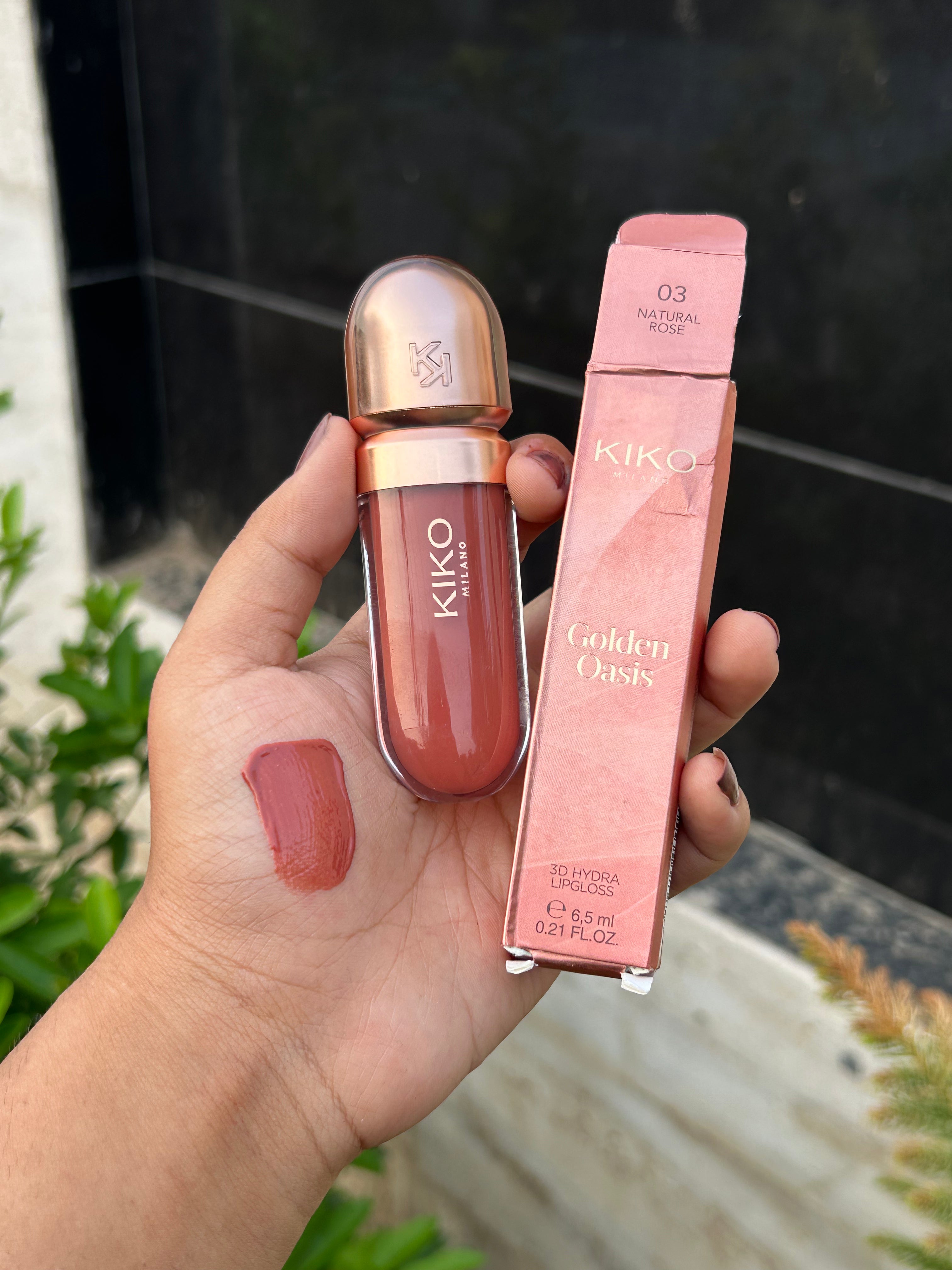 Kiko Milano Golden Oasis 3d hydra lipgloss
