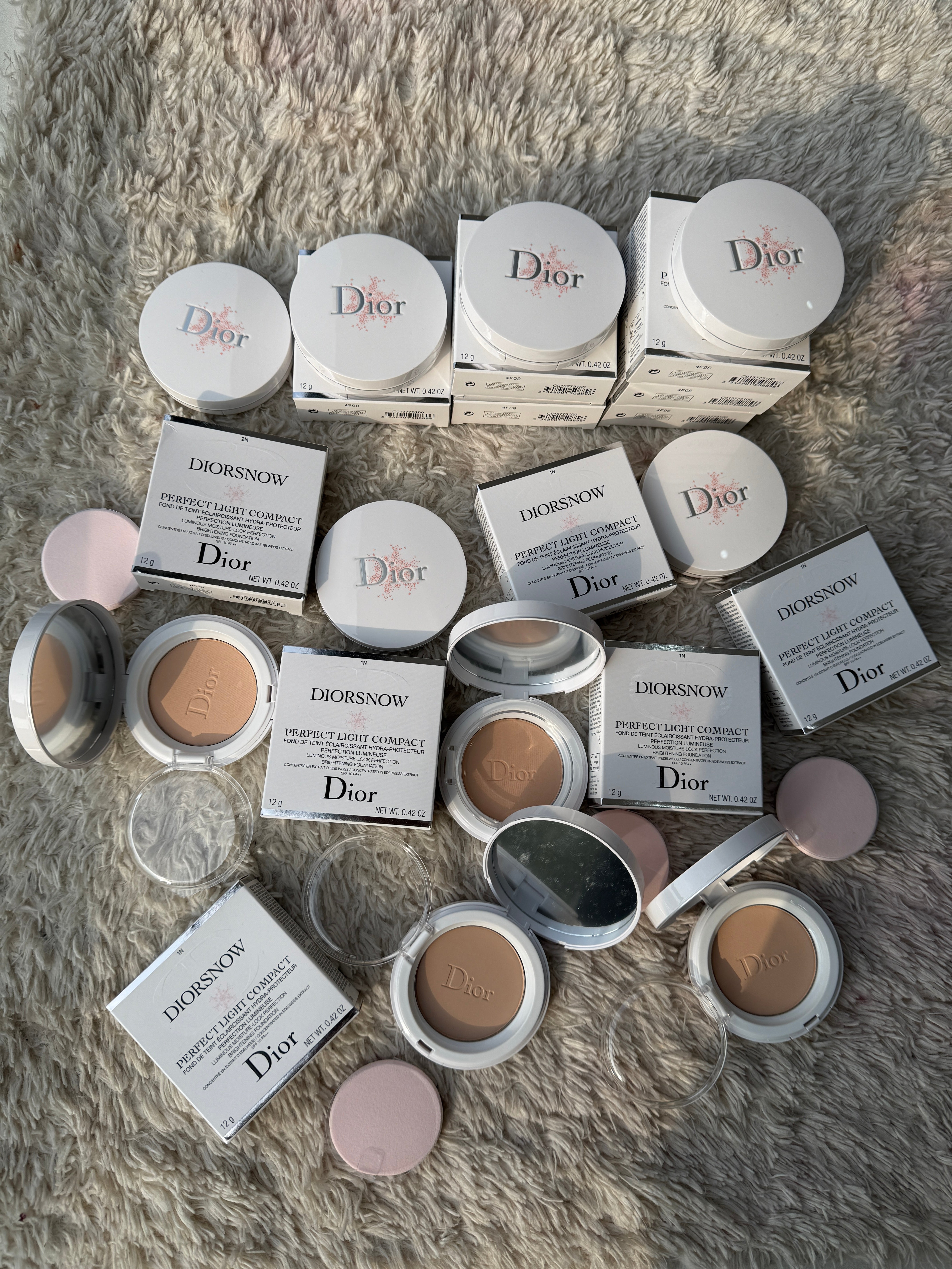 Diorsnow Compact Foundation Refill: Moisture-lock & Brightening