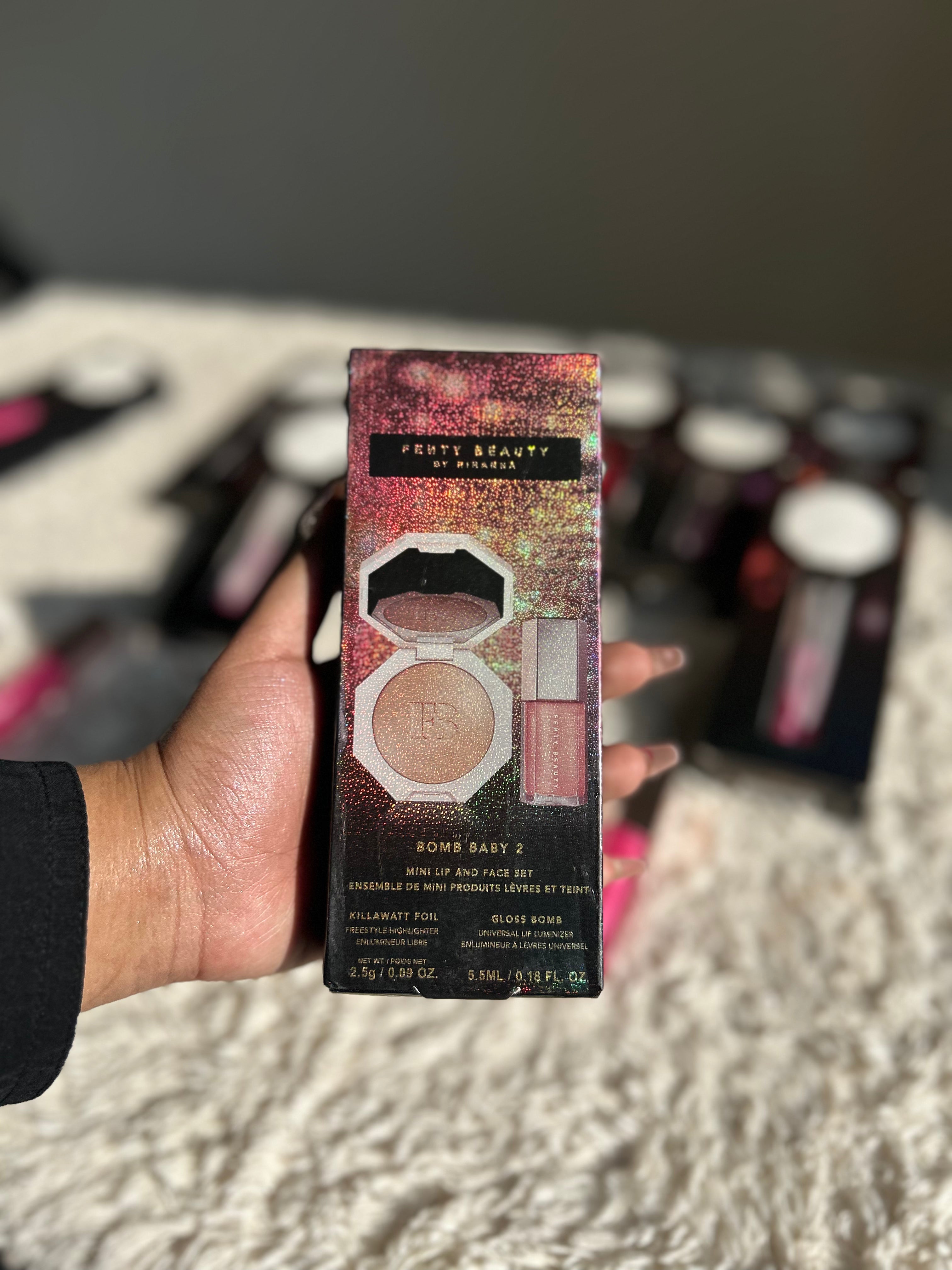 Fenty Beauty by Rihanna Bomb Baby 2 Mini Lip And Face Set