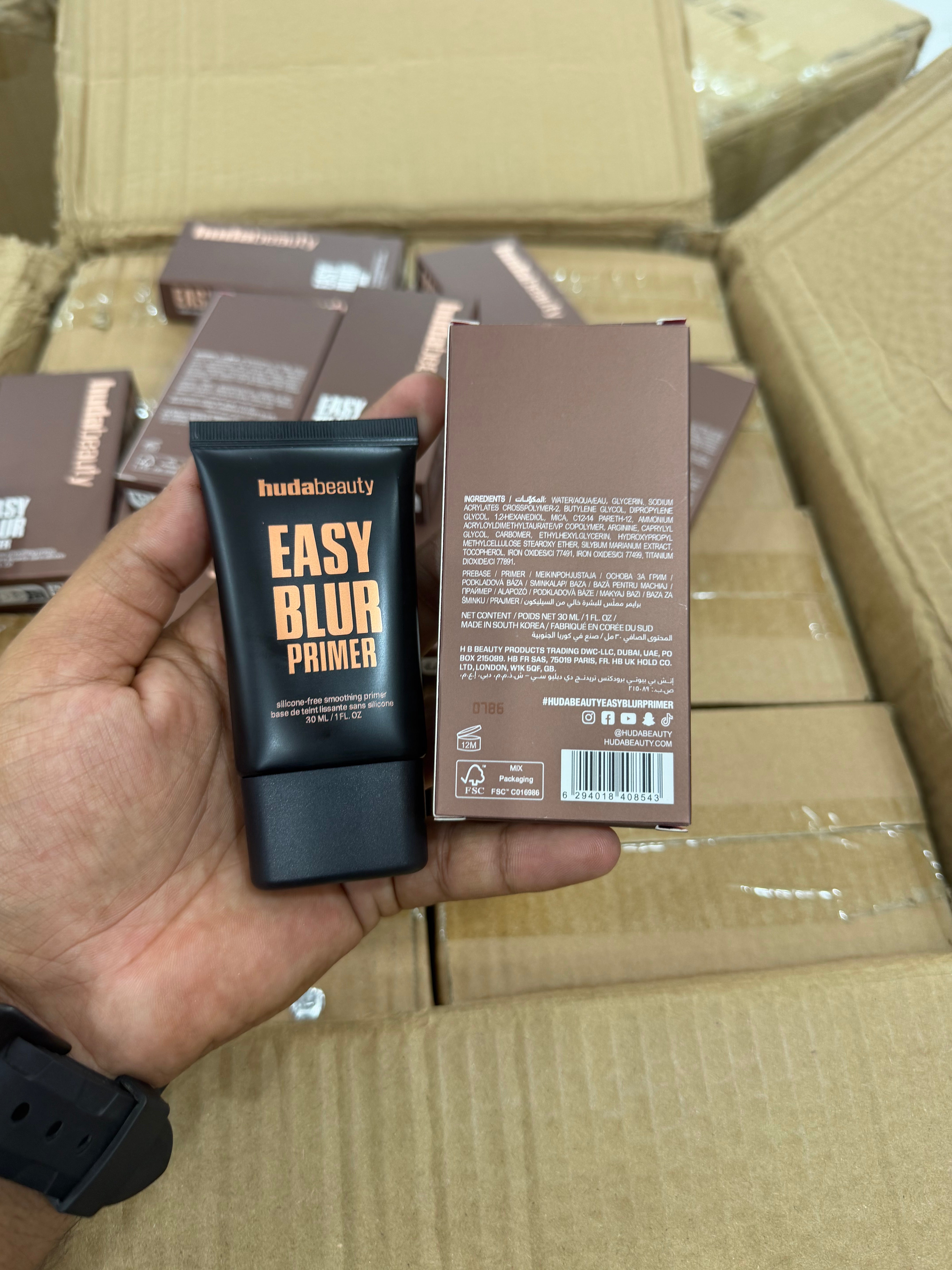 Huda Beauty Easy Blur Silicone-Free Smoothing & Pore-Minimizing Primer