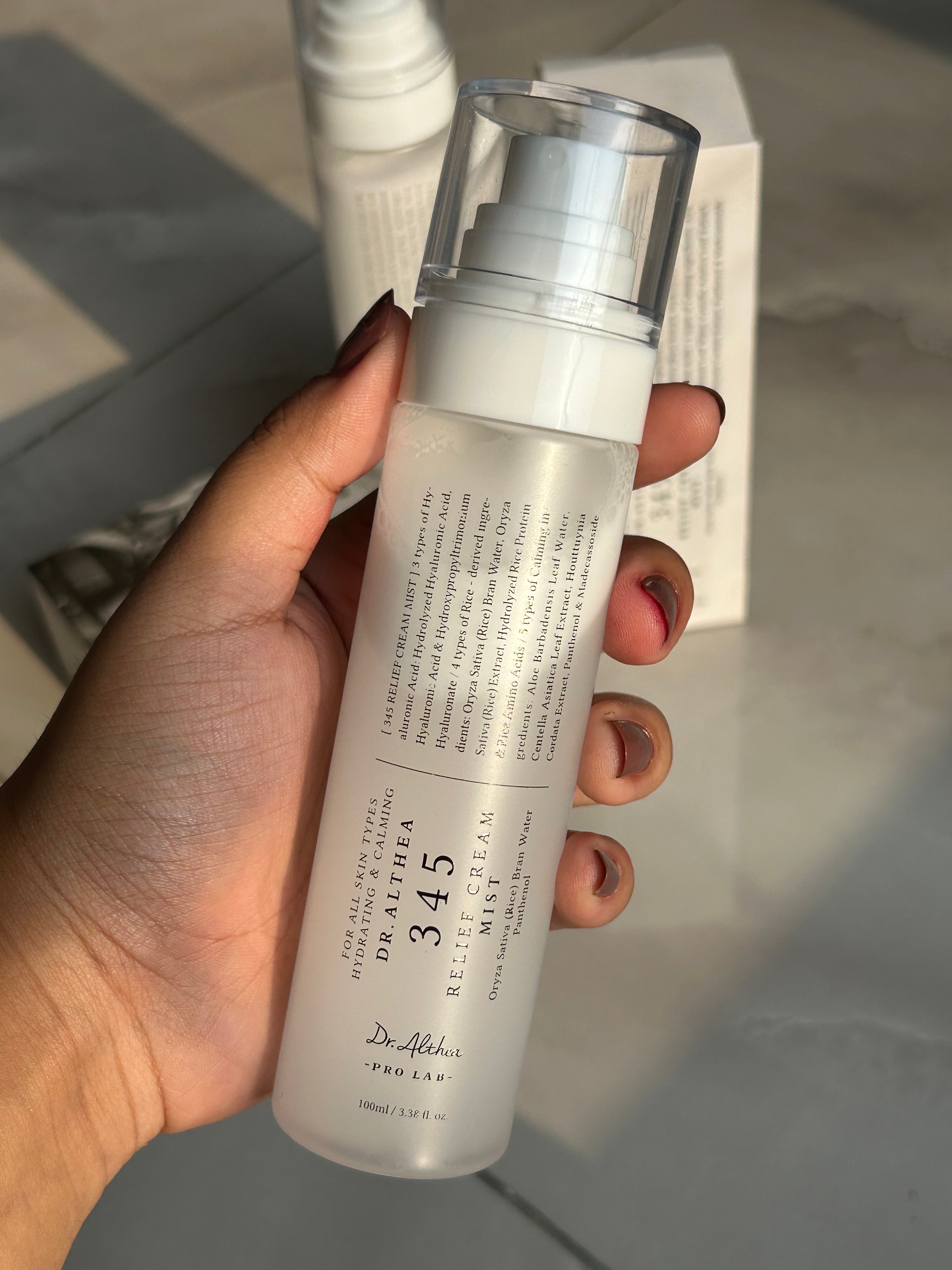 dr althea relief cream mist 100ml