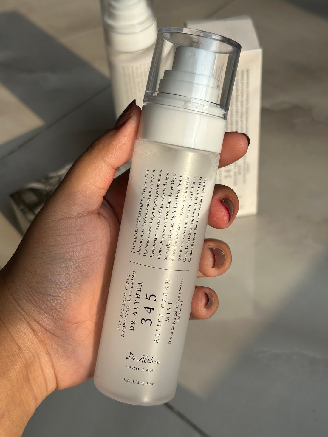 dr althea relief cream mist 100ml