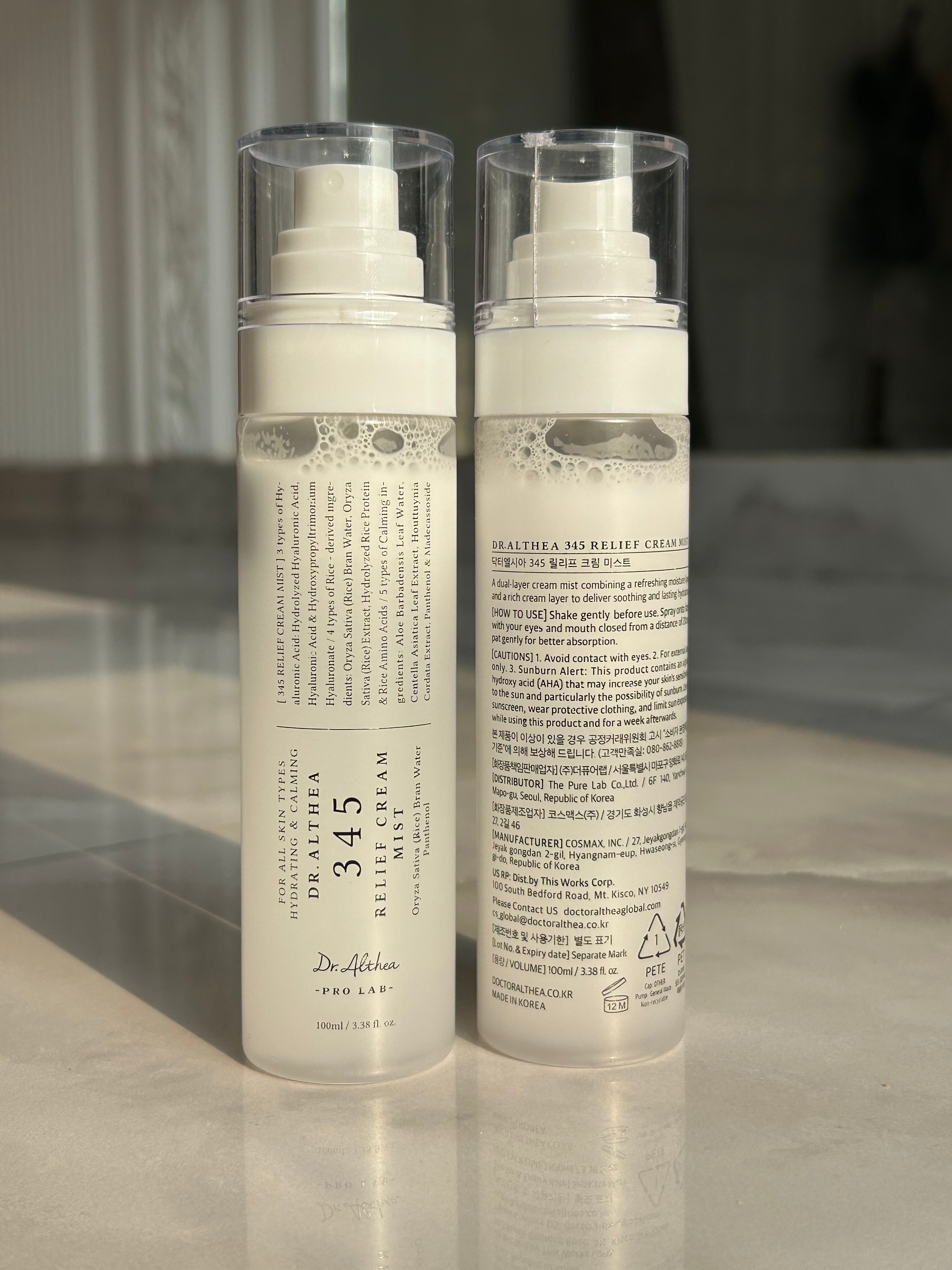 dr althea relief cream mist 100ml