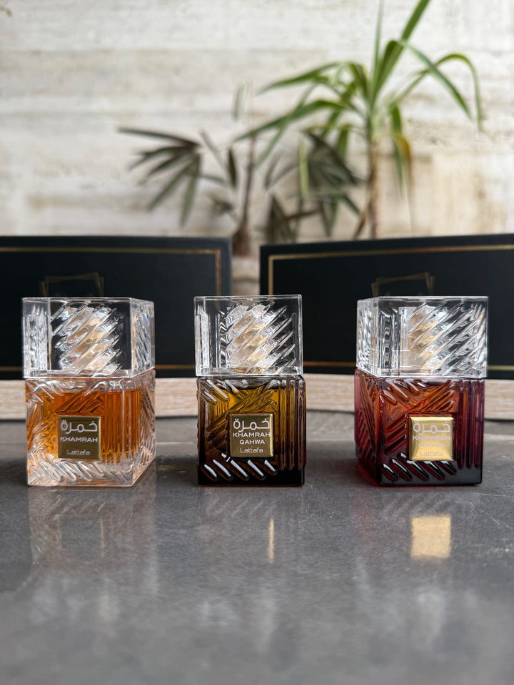 Lattafa Khamrah EAU De Perfume Set 3 in 1