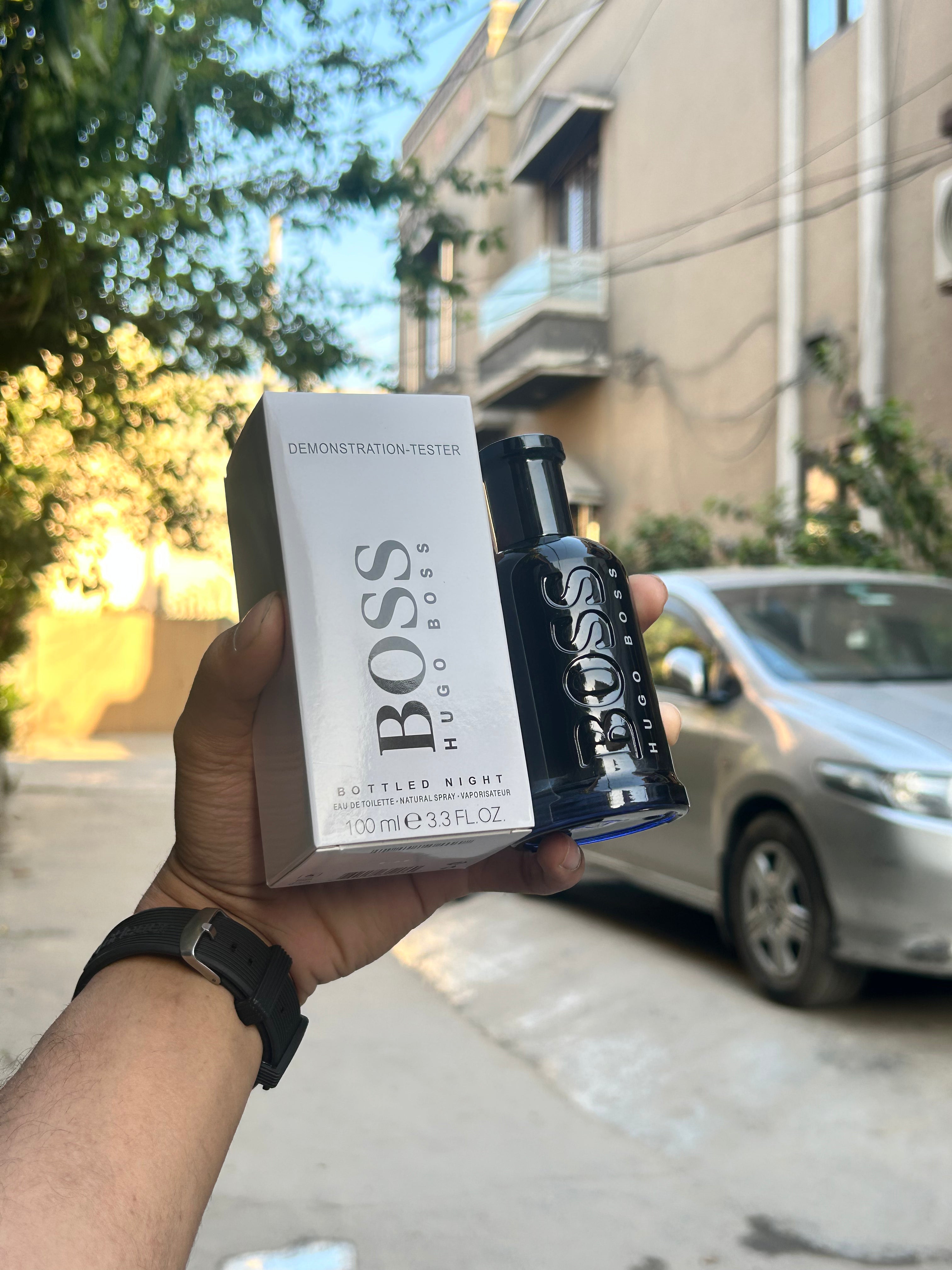 Original Tester Perfume - Hugo Boss Bottled Night Perfume Tester - 100mL