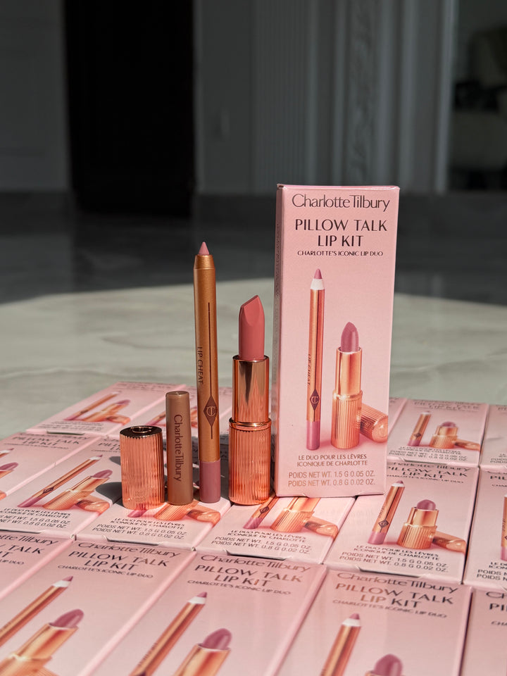 charlotte tilbury mini pillow talk lipstick & liner set
