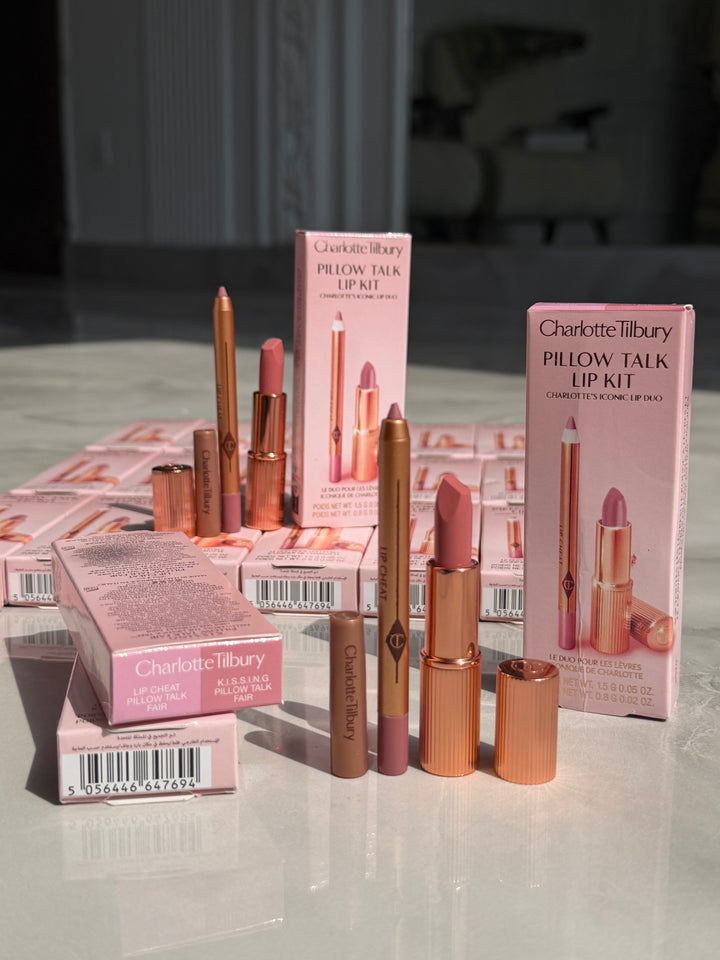 charlotte tilbury mini pillow talk lipstick & liner set