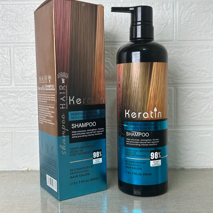 Keratin Straightening Sulfate Free Hair Shampoo