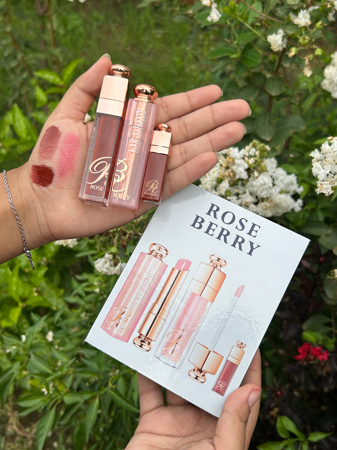 ROSE BERRY Lip Combo 3 Piece Lip Combo Kit