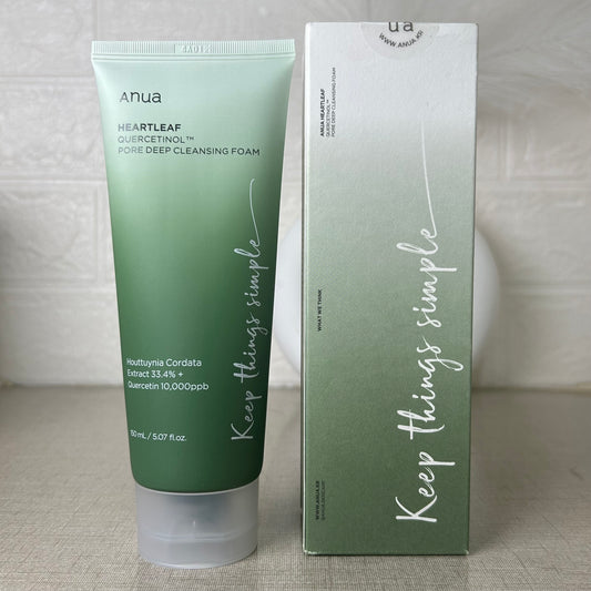 ANUA Heartleaf Quercetinol Pore Deep Cleansing Foam