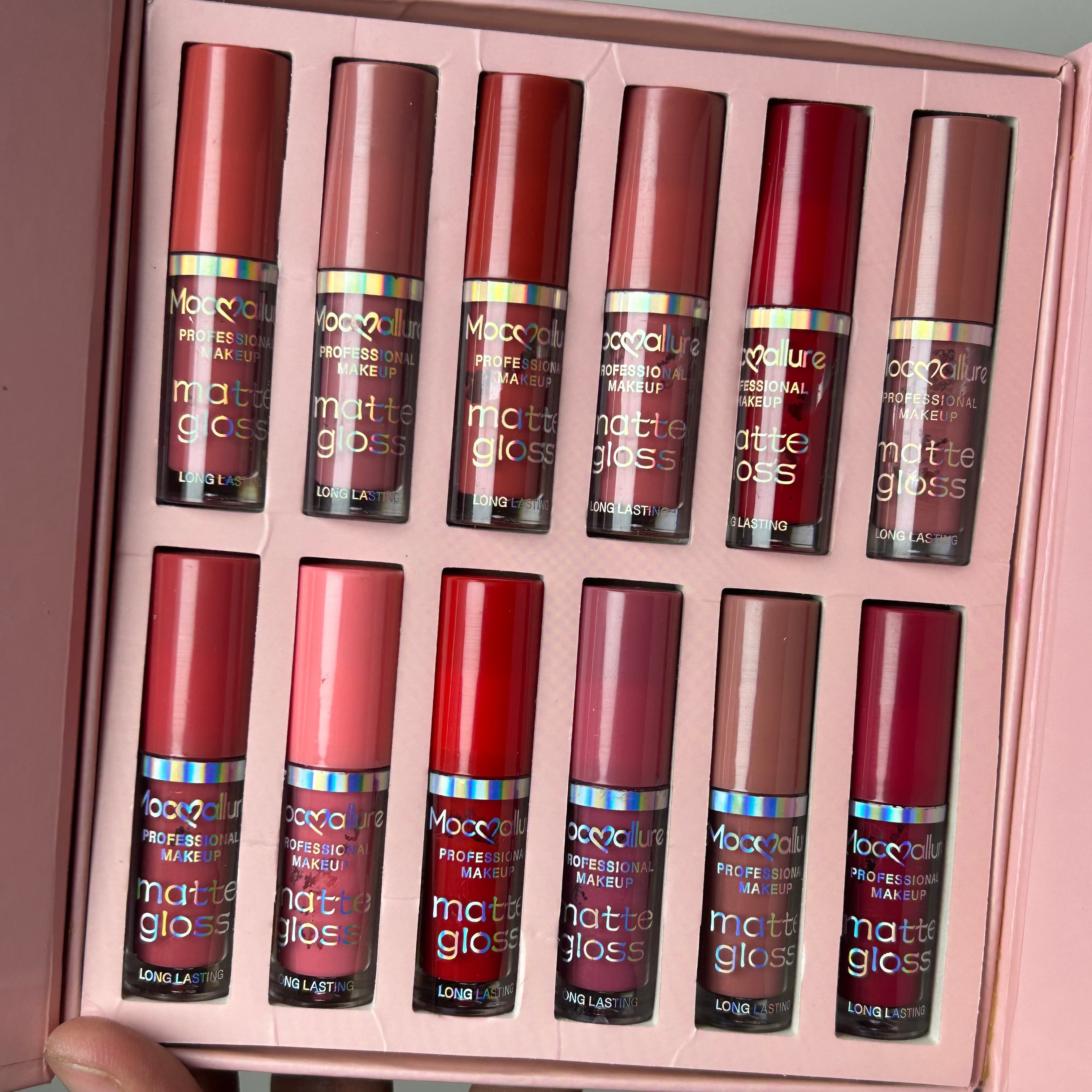 Mocallure matte gloss Long-Lasting 12pcs