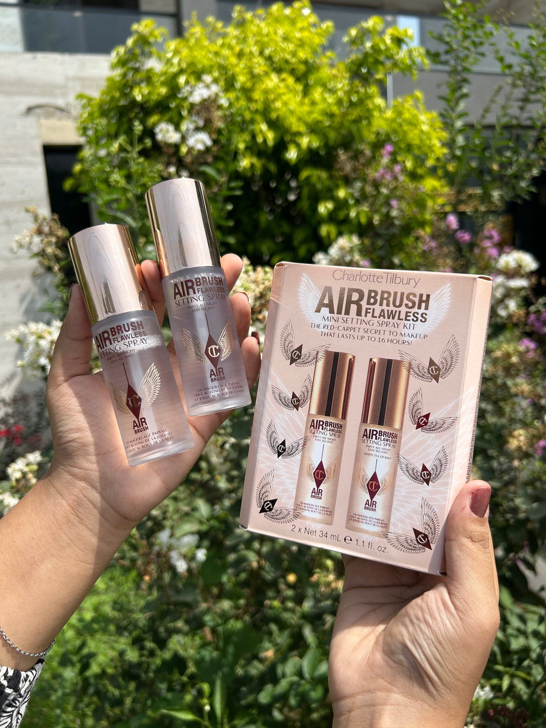 Charlotte Tilbury AIRBRUSH Flawless mini setting spray kit