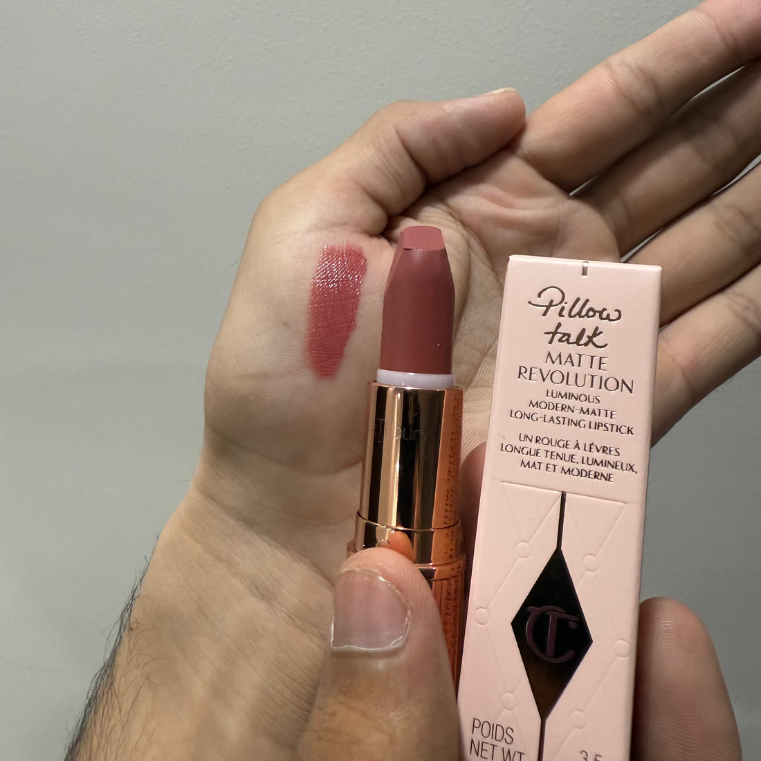 Charlotte Tilbury Matte Revolution Pillow Talk Lipstick  (Big Size)