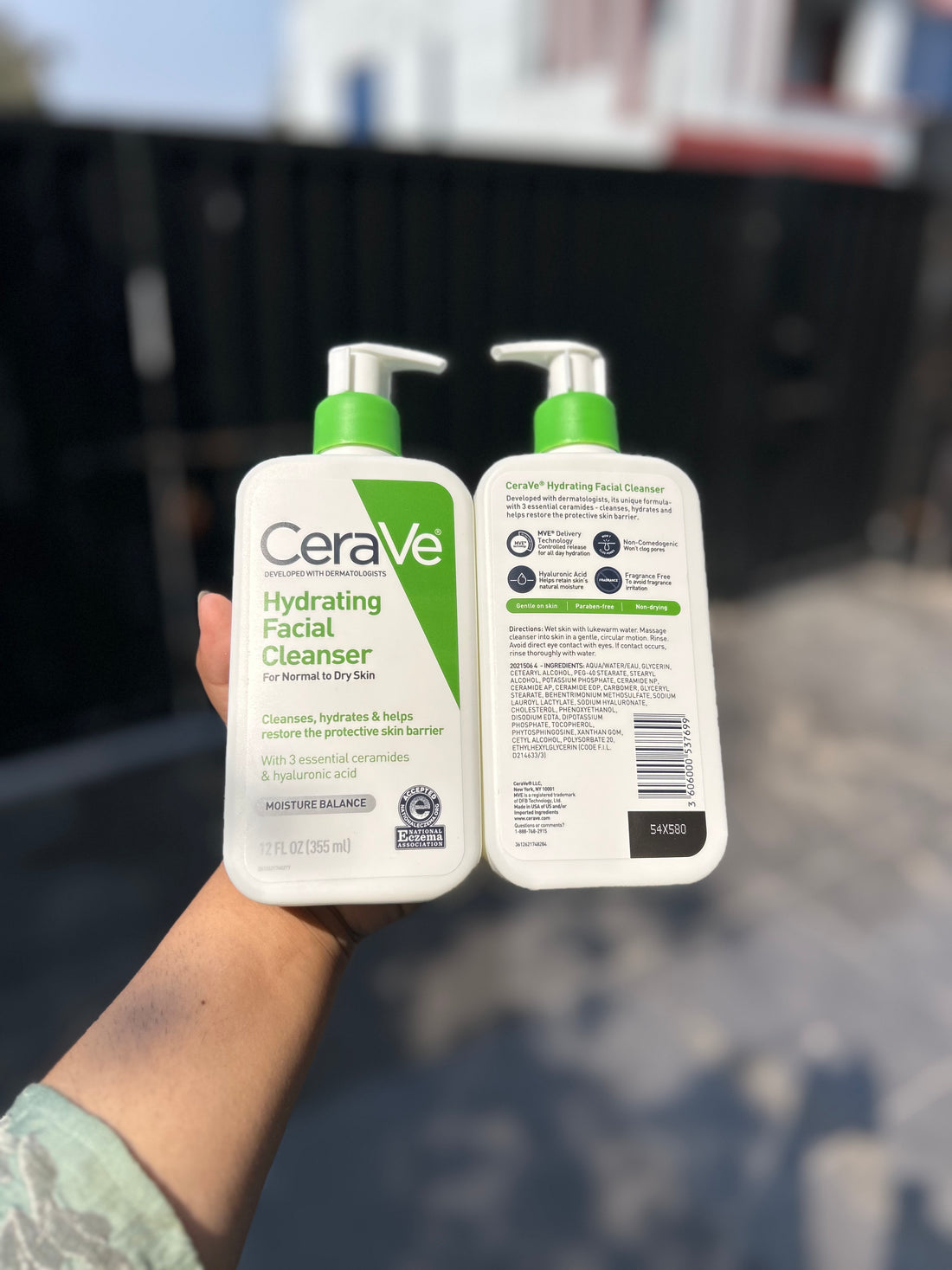 CeraVe Hydrating facial cleanser pack of 2