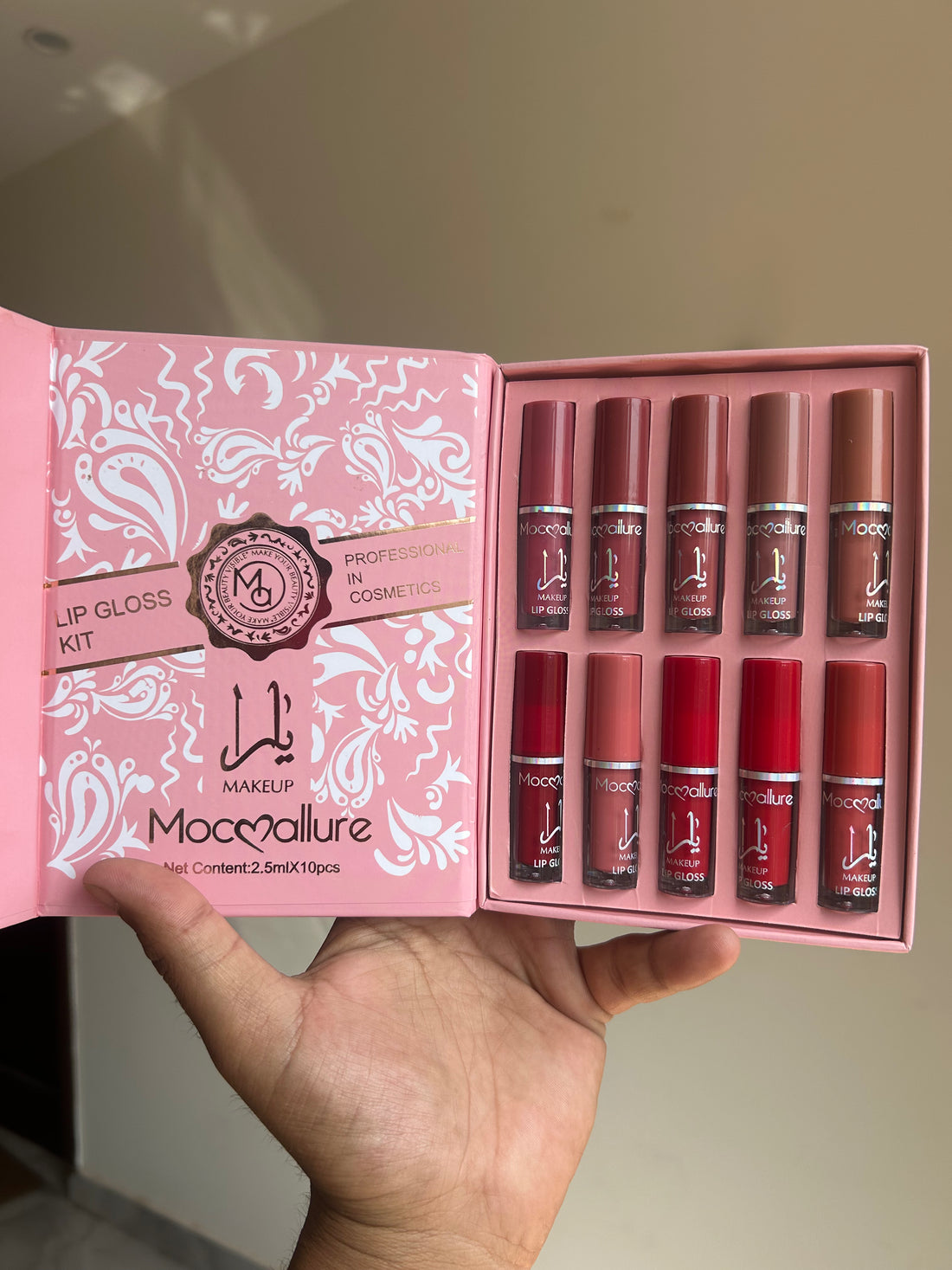 mocallure yara lip gloss kit 10 pcs matte