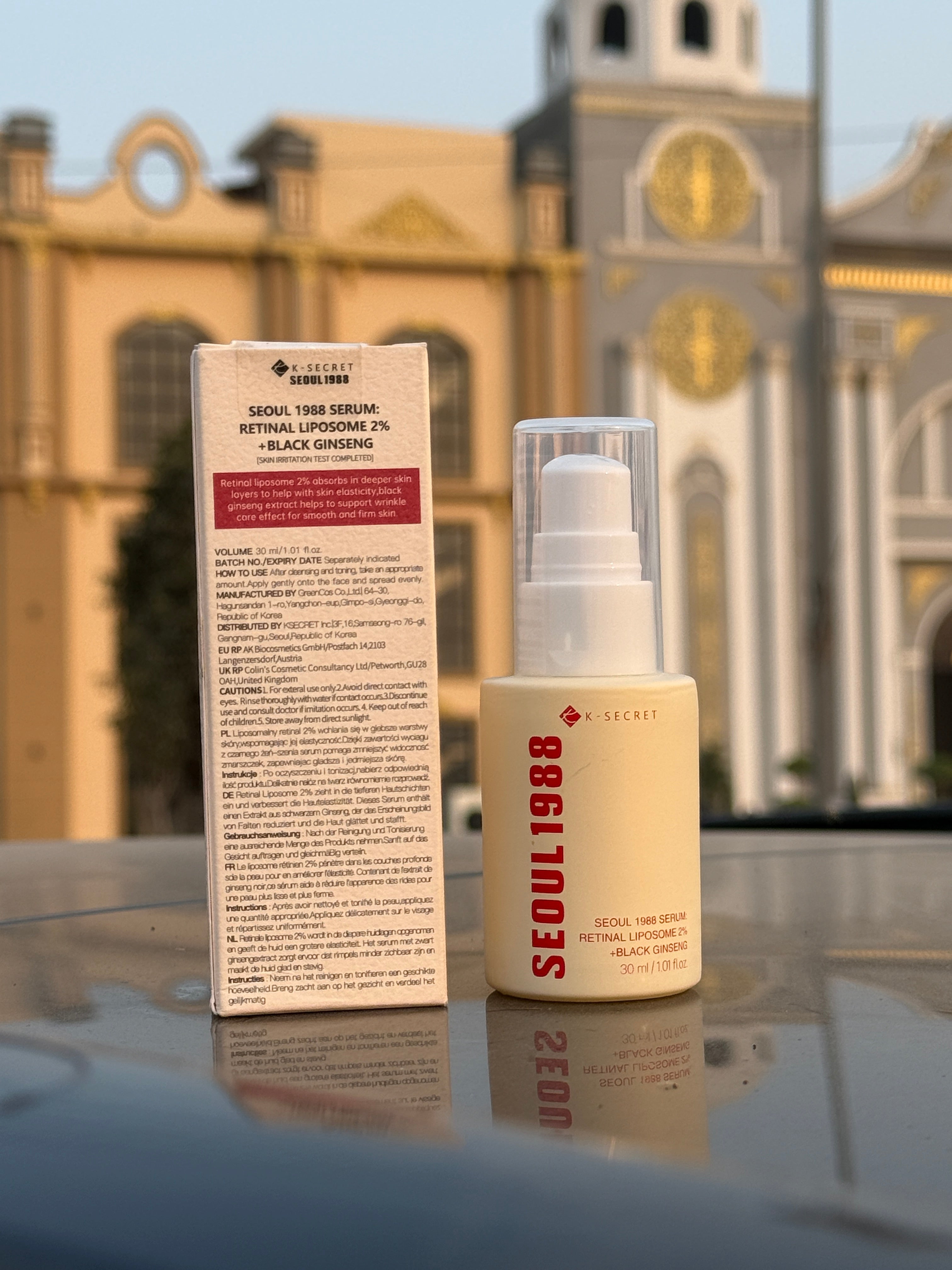 K-SECRET SEOUL 1988 Serum : Retinal Liposome 2% + Black Ginseng 30ml