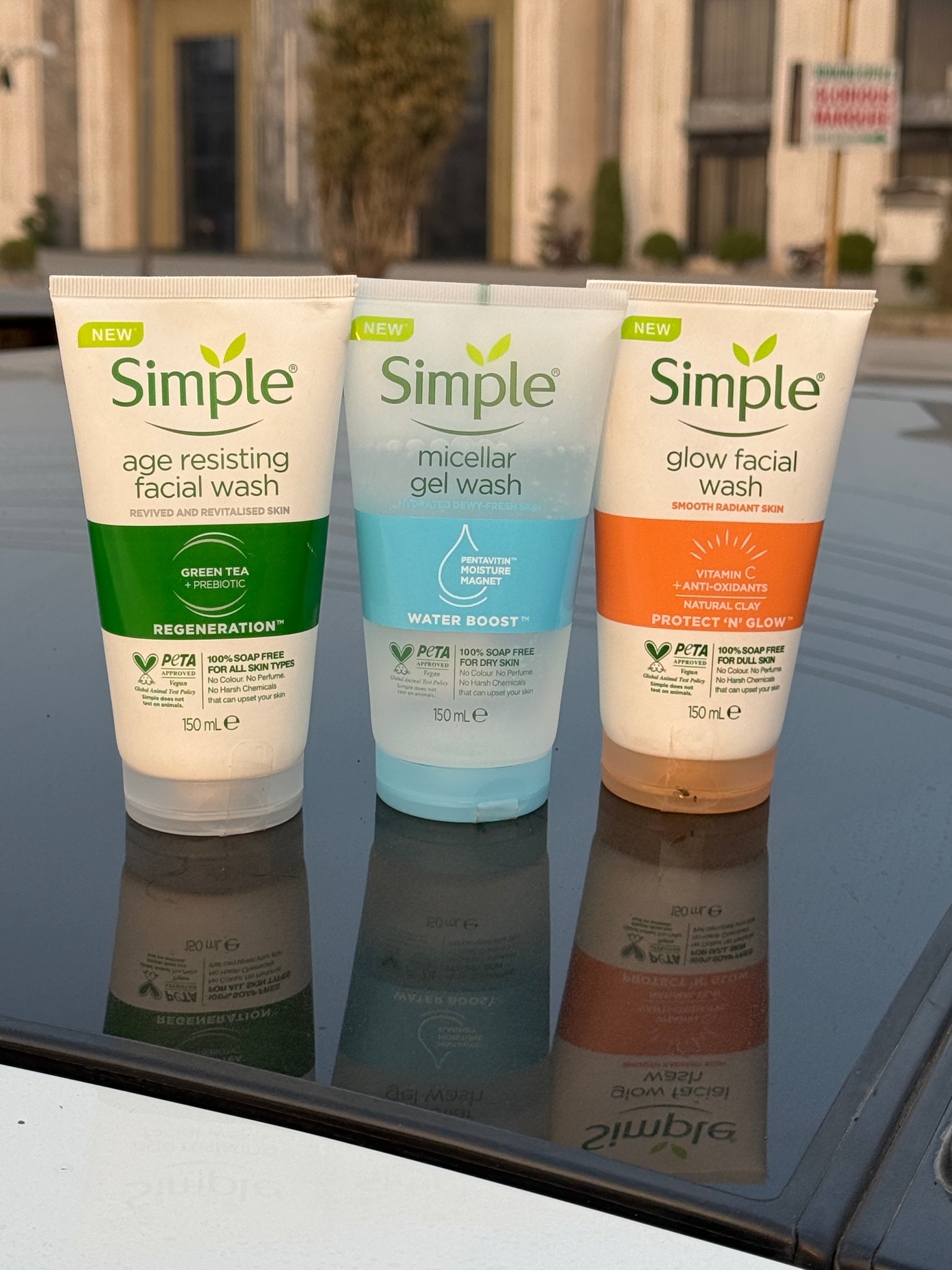 SIMPLE FACE WASH 3 VARIENTS