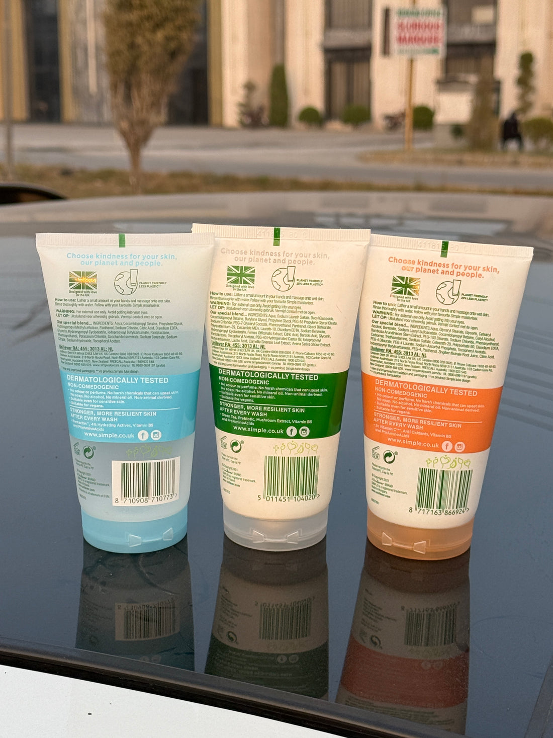 SIMPLE FACE WASH 3 VARIENTS