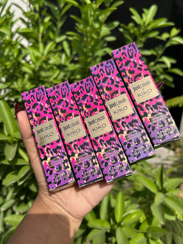 Just cavalli X kiko milano 3D hydra lip gloss rebeledition