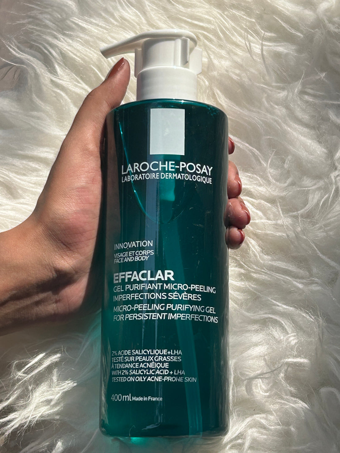 La Roche Posay EFFACLAR Micro Peeling Purifying Gel cleanser  (pump)