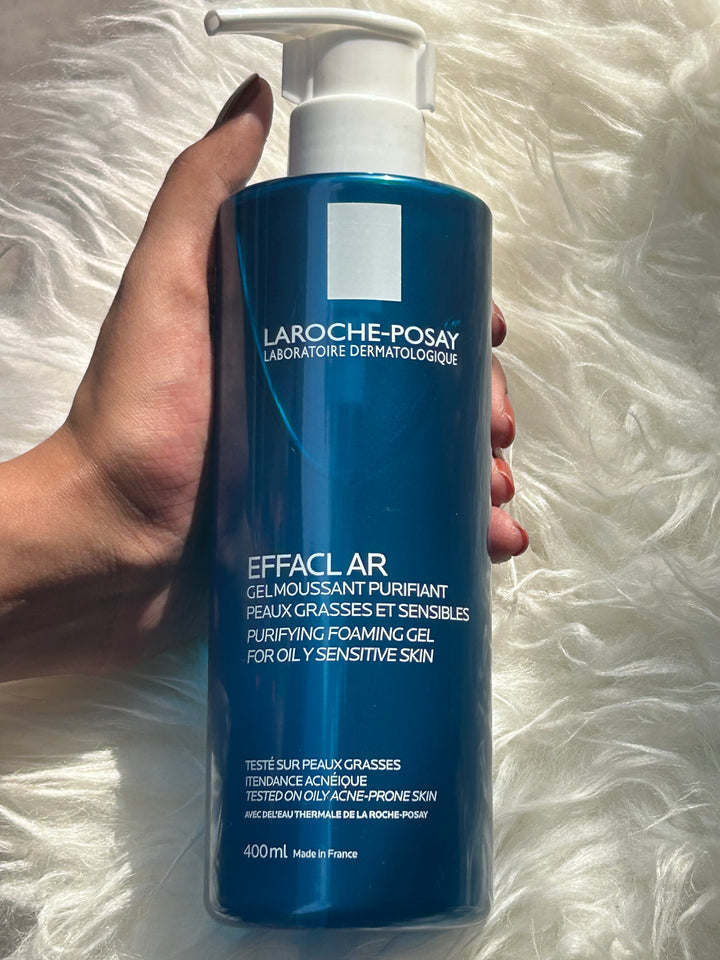 La Roche Posay EFFACLAR Purifying Foaming Gel For Oily Sensitive Skin cleanser (  pump )