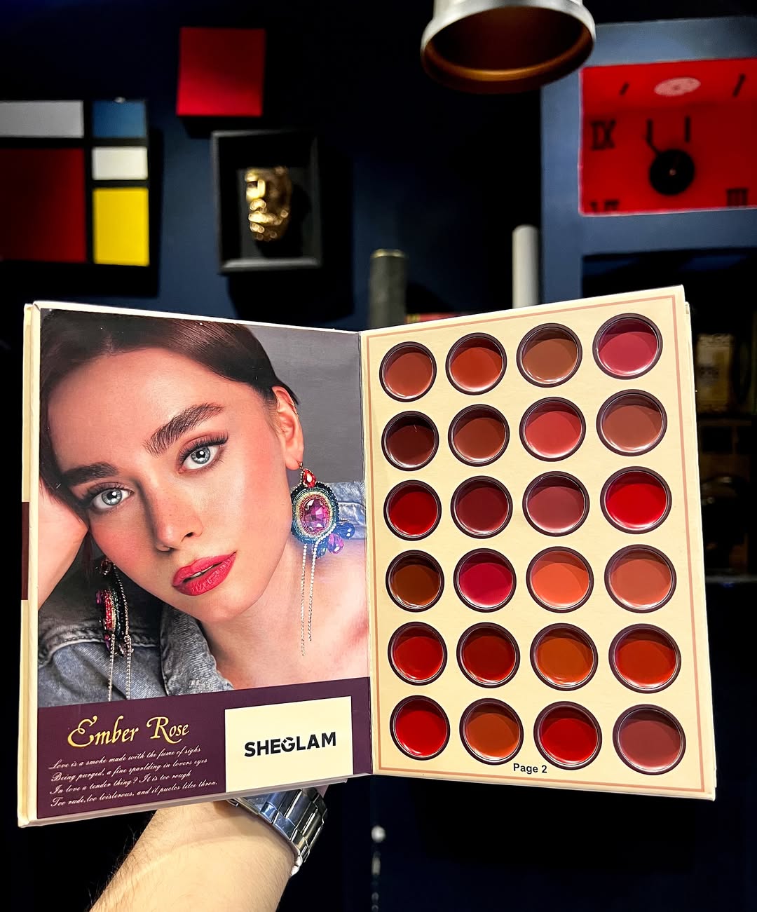 SHEGLAM palette Book EMBER ROSE🥀 My Loving Palette