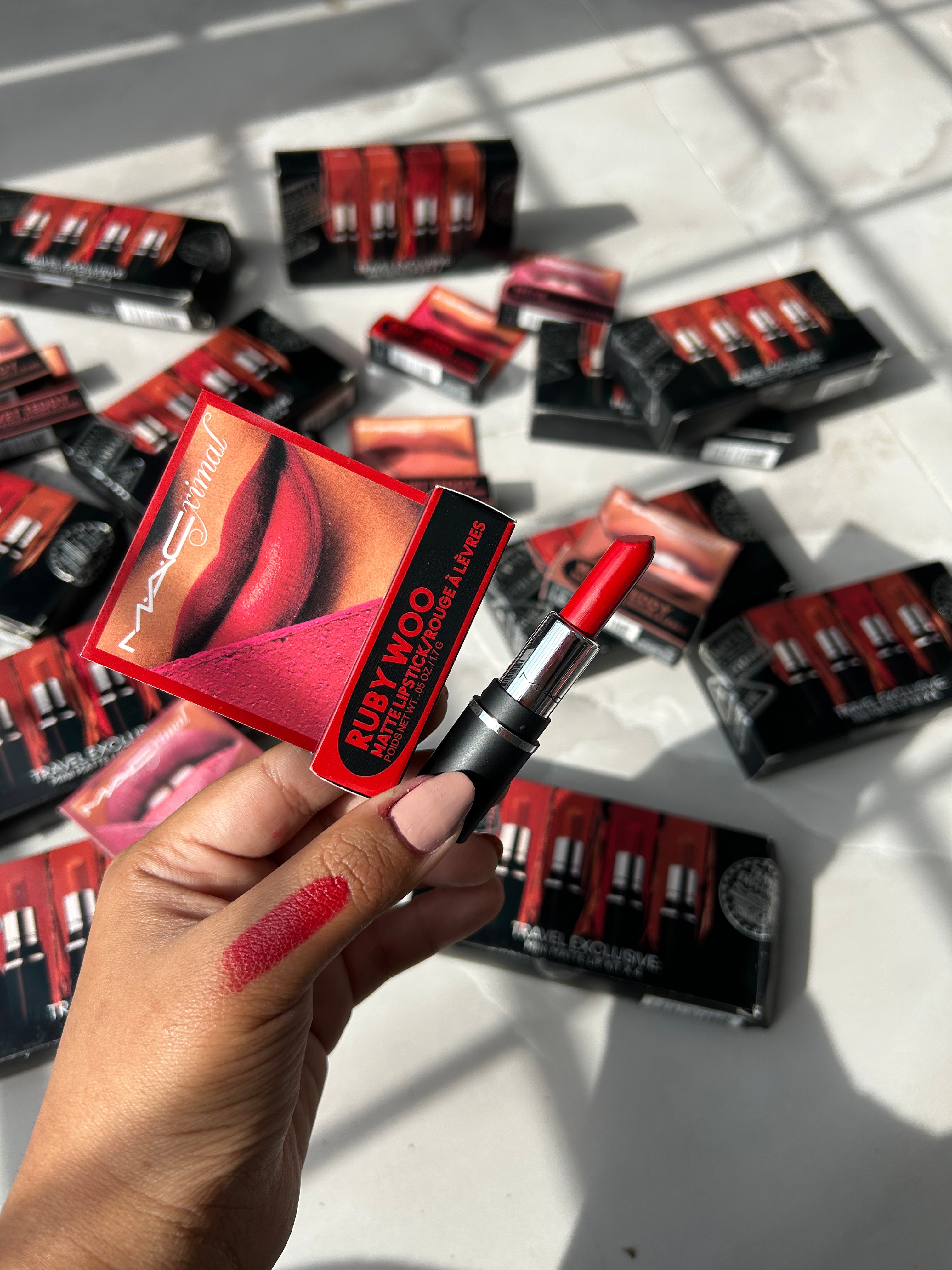 MAC travel exclusive mini matte lipsticks x4