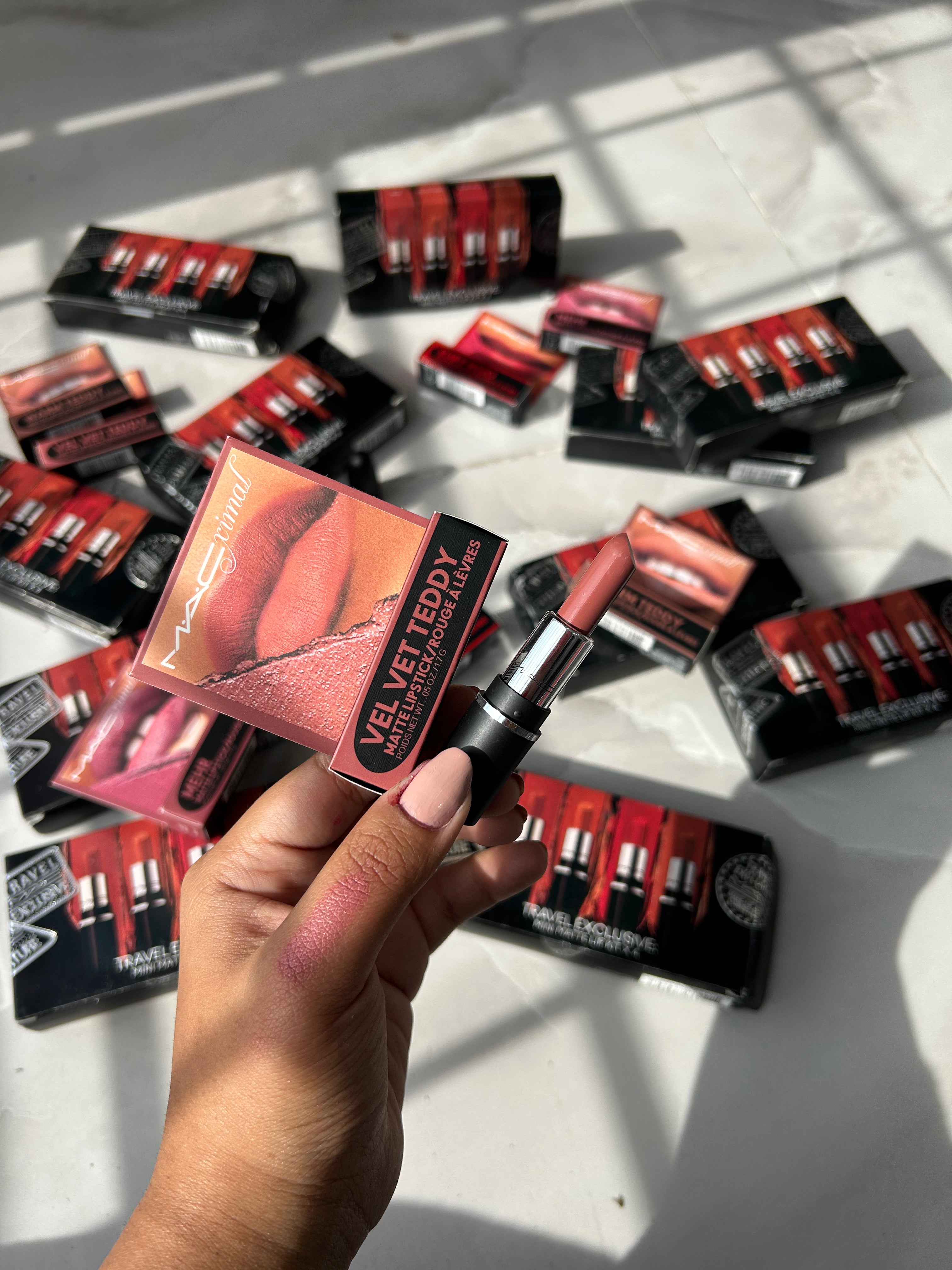 MAC travel exclusive mini matte lipsticks x4