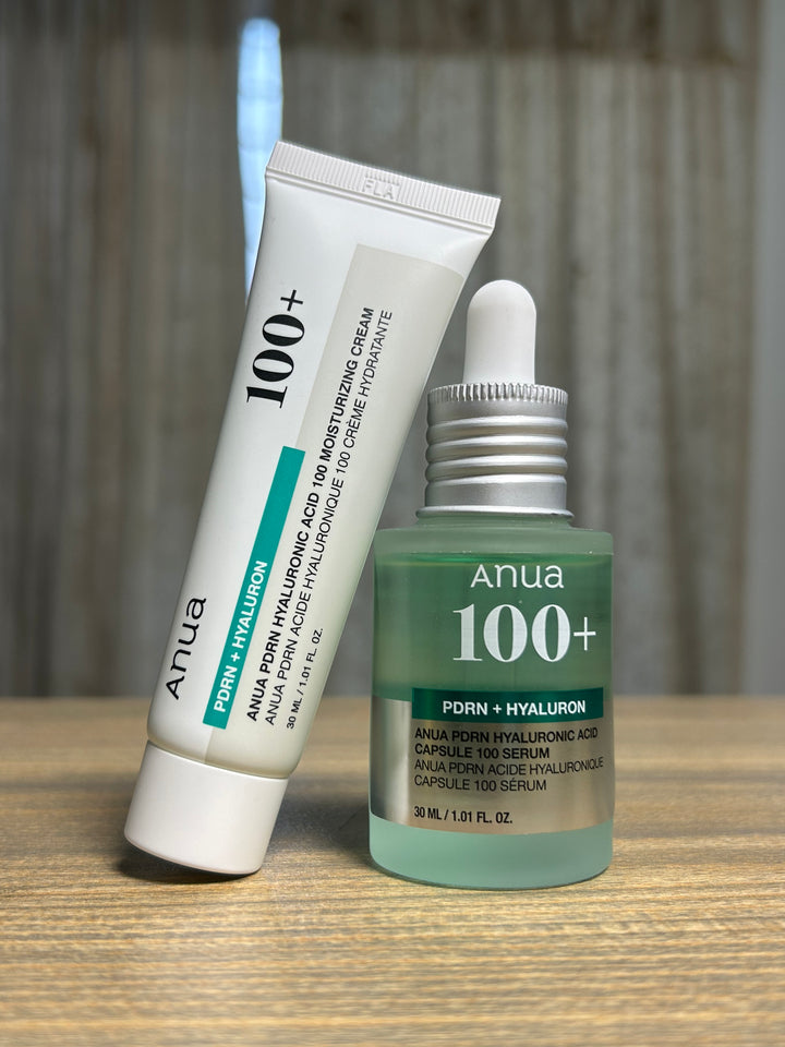 ANUA PDRN HYALURONIC ACID CAPSULE SET 2’S(SERUM30ML+CREAM30ML)