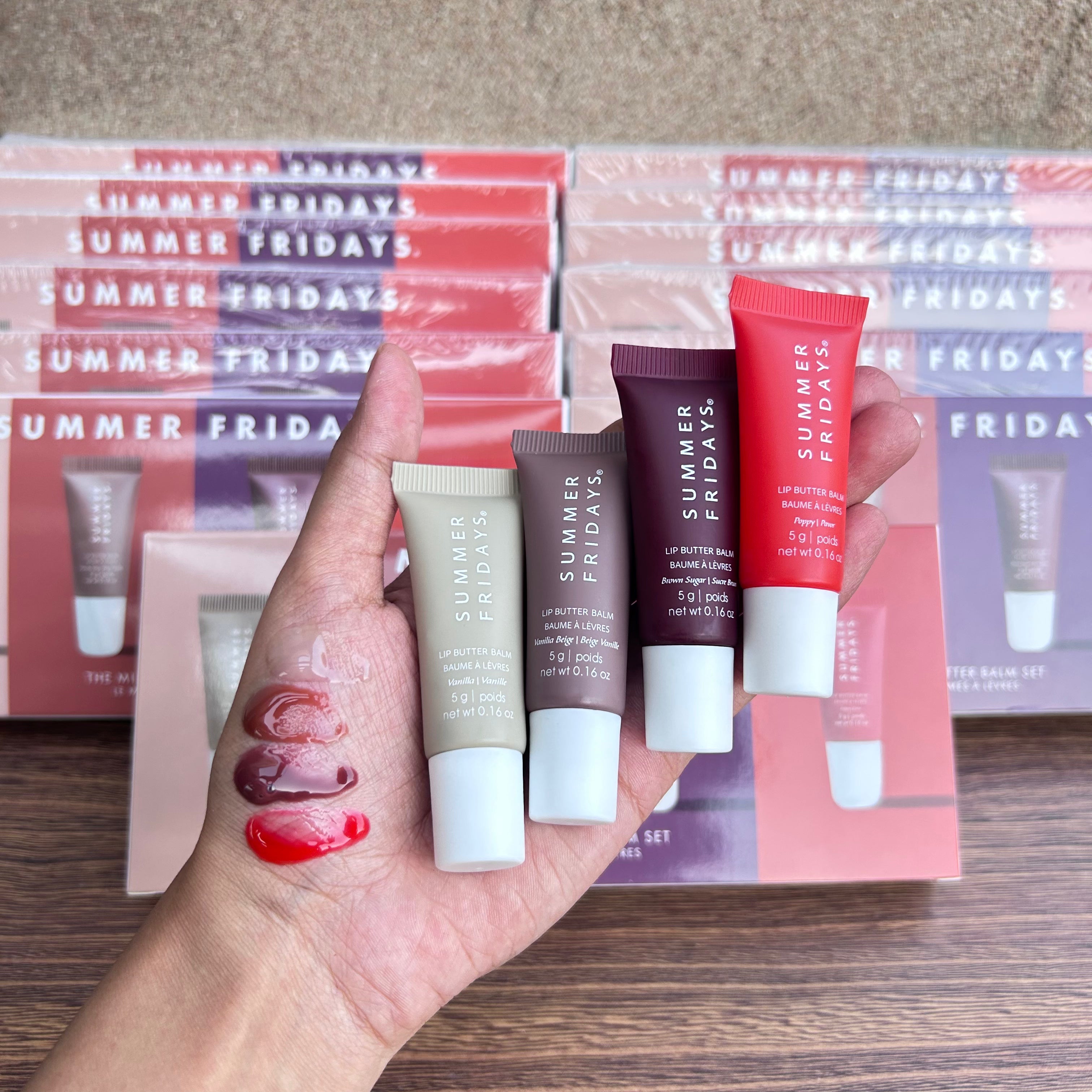 SUMMER FRIDAYS MINI LIP BUTTER BALM SET