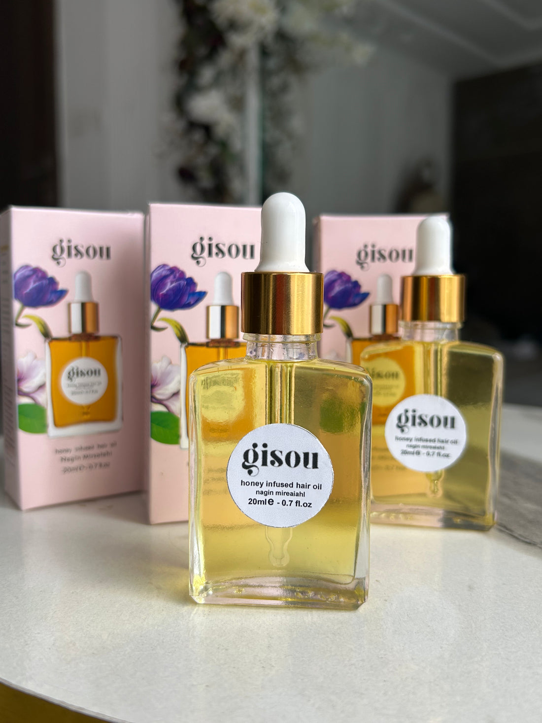 Gisou honey infused hair oil