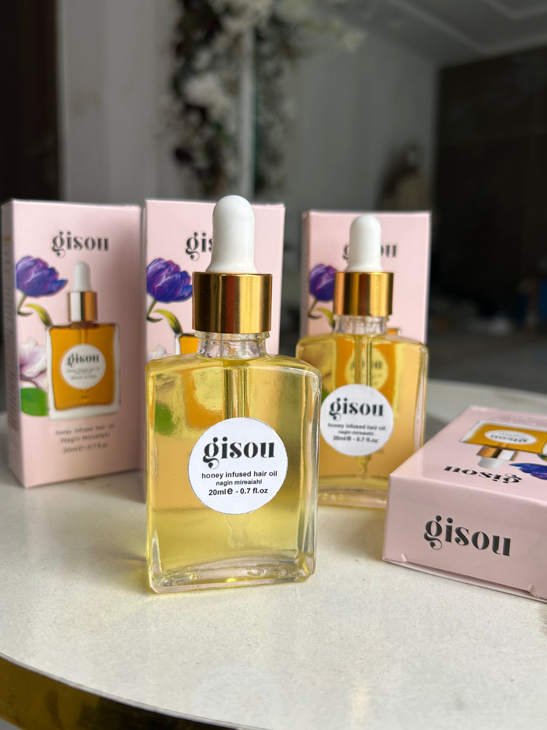 Gisou honey infused hair oil
