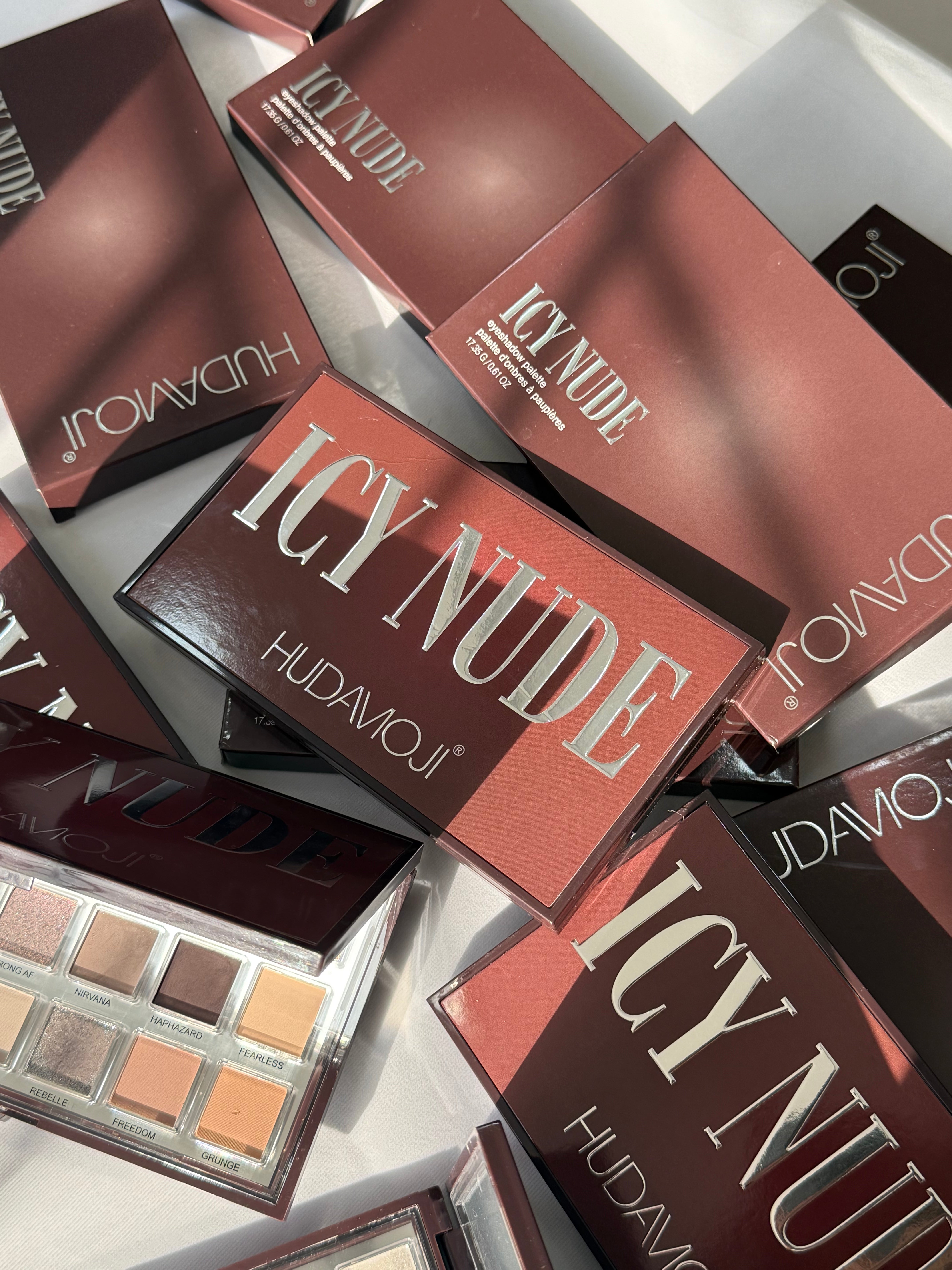 HUDAMOJI ICY NUDE eye shadow pallet