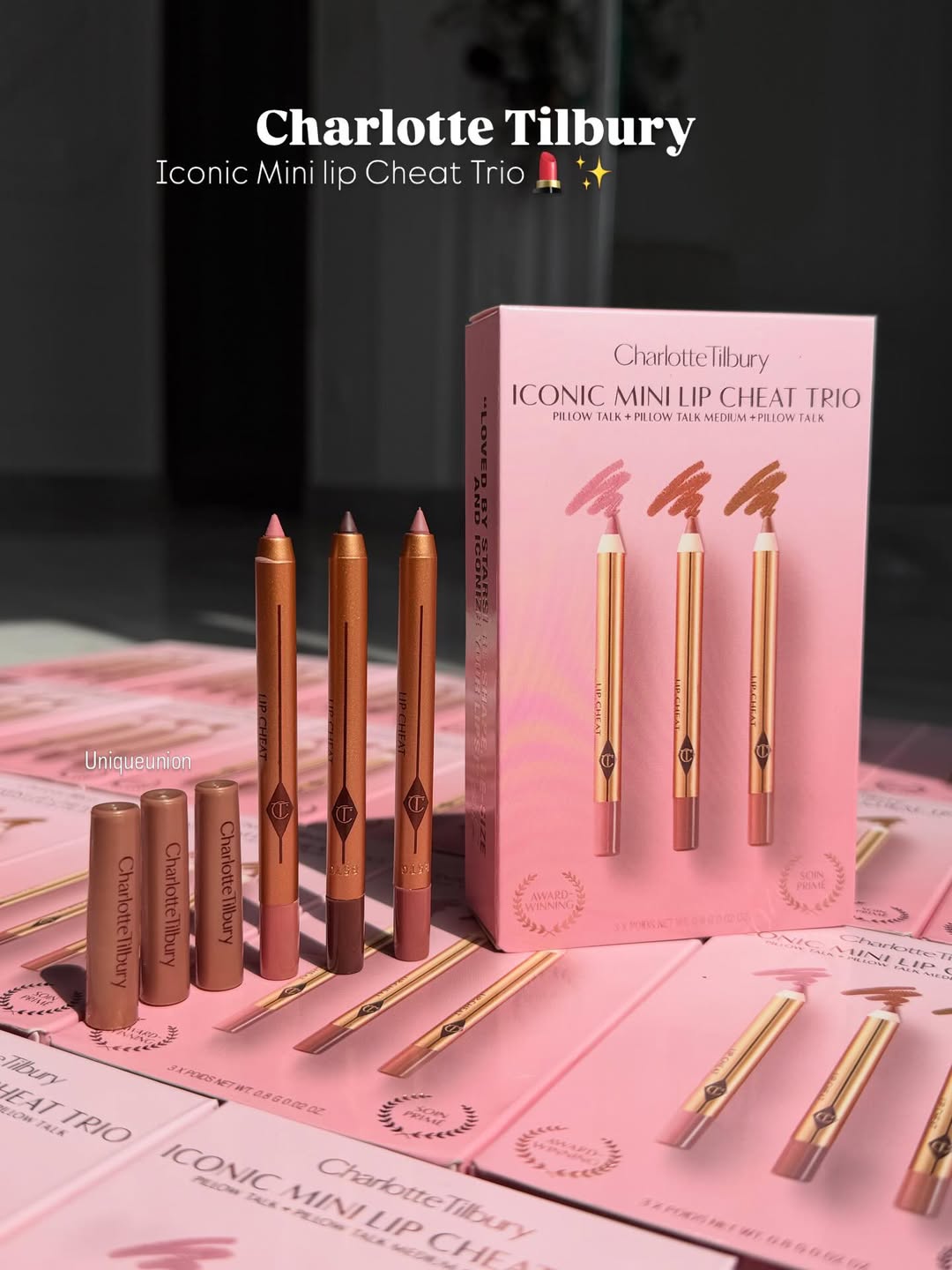 CHARLOTTE TILBURY Iconic Mini Lip Cheat Trio