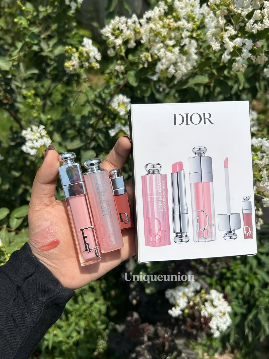 Dior Addict Lip Essentials 3pc Set + Gift Box Lip Glow & Maximizer