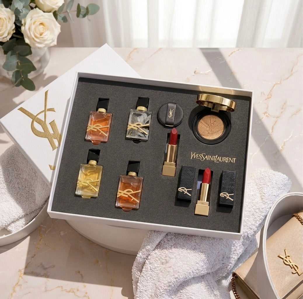 YSL Yves Saint Laurent mini fragrance and beauty gift set