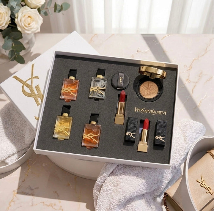 YSL Yves Saint Laurent mini fragrance and beauty gift set